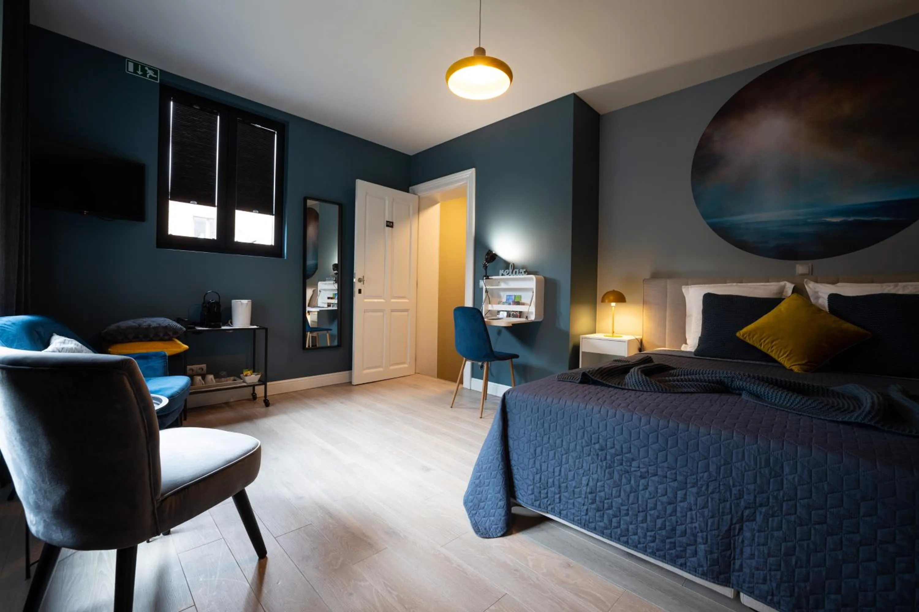 Coffee/tea facilities, Bed in B&B Gaudium XII