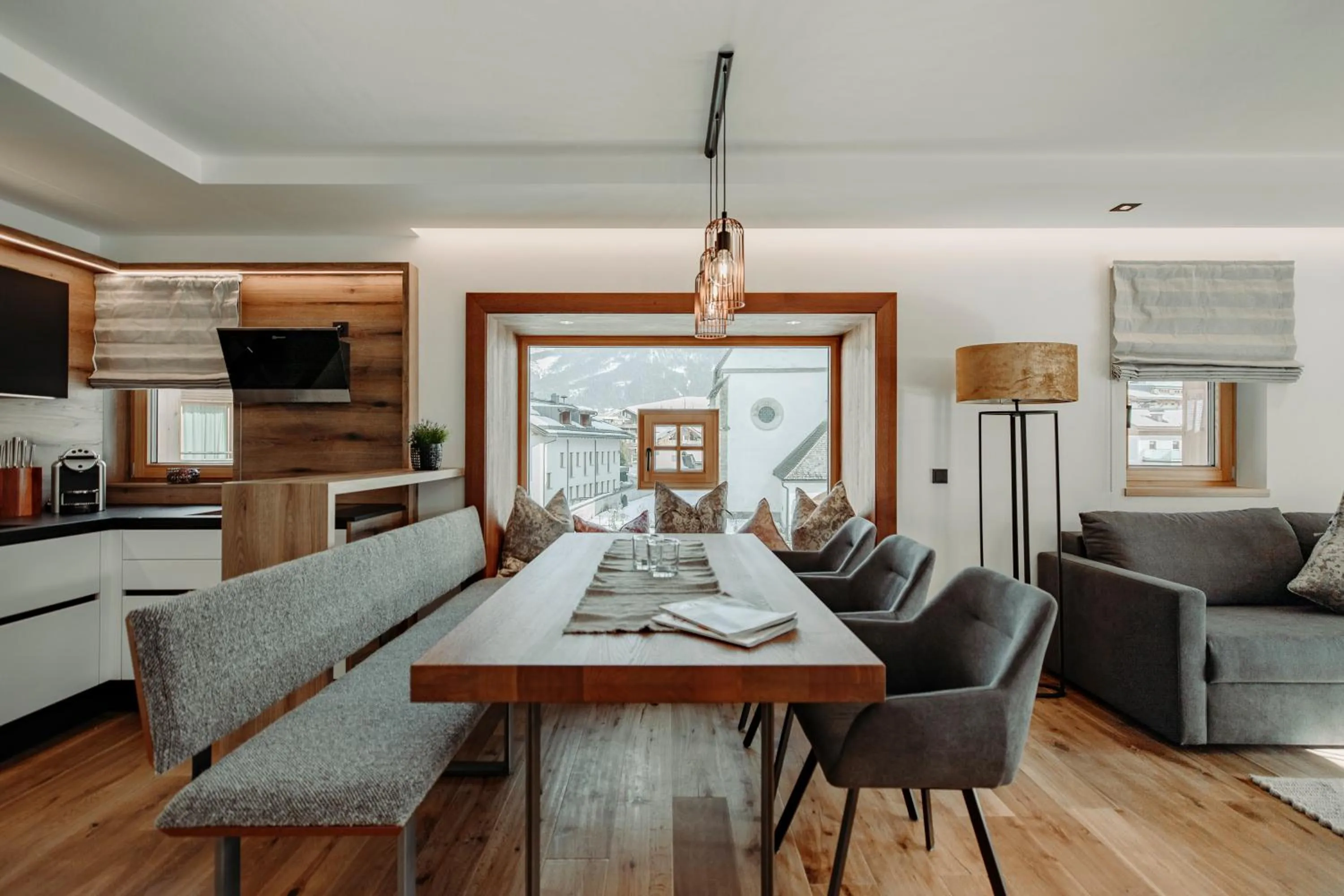 Kitchen or kitchenette in PoSt Boutique Apartments