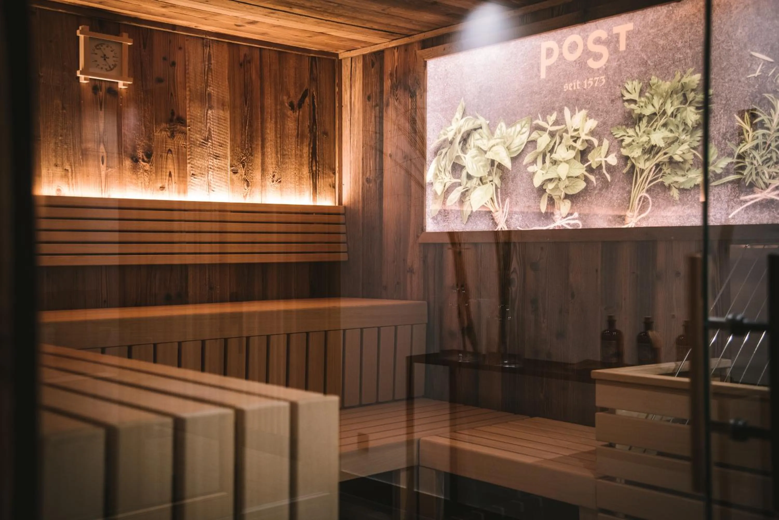 Sauna in PoSt Boutique Apartments