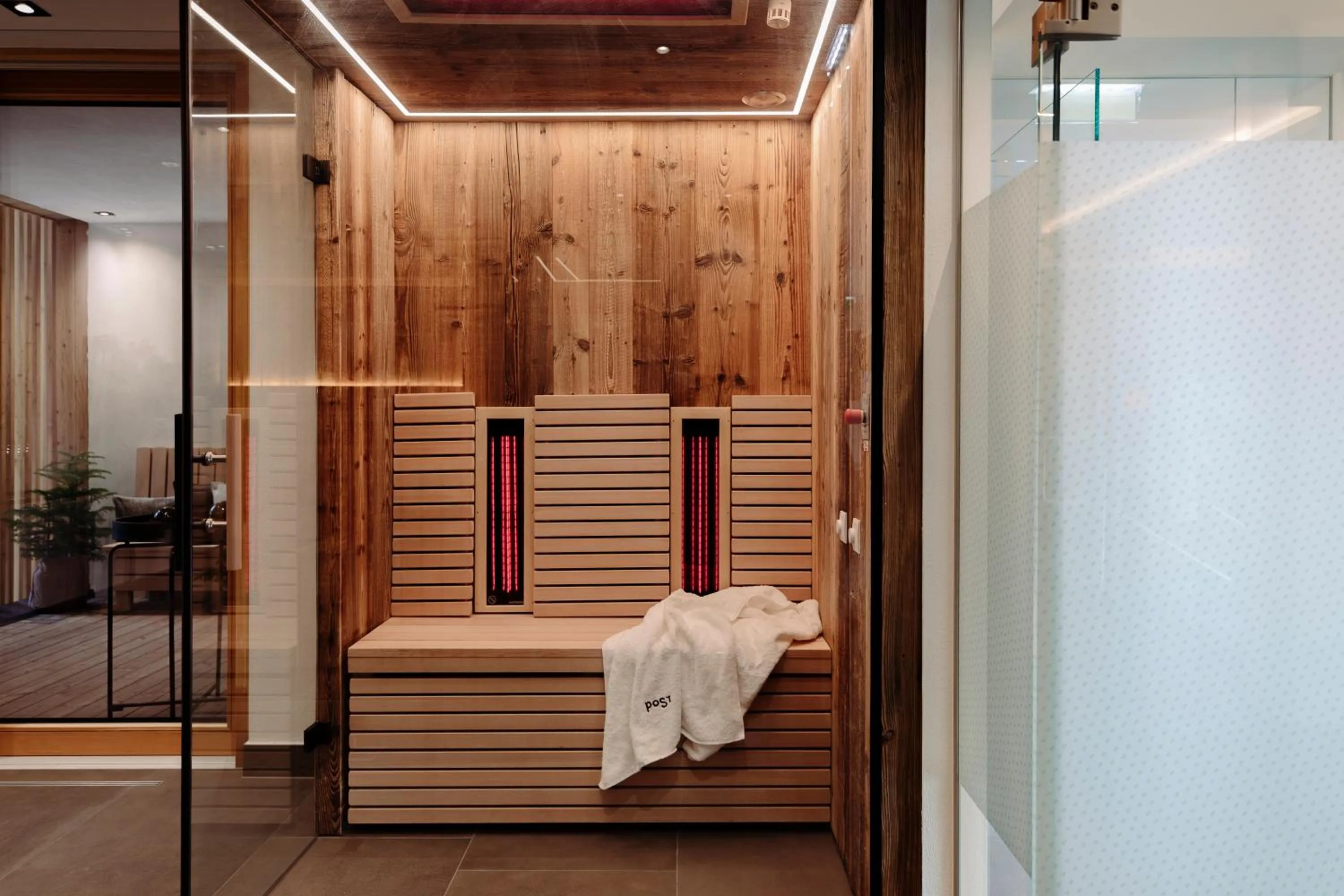 Sauna in PoSt Boutique Apartments