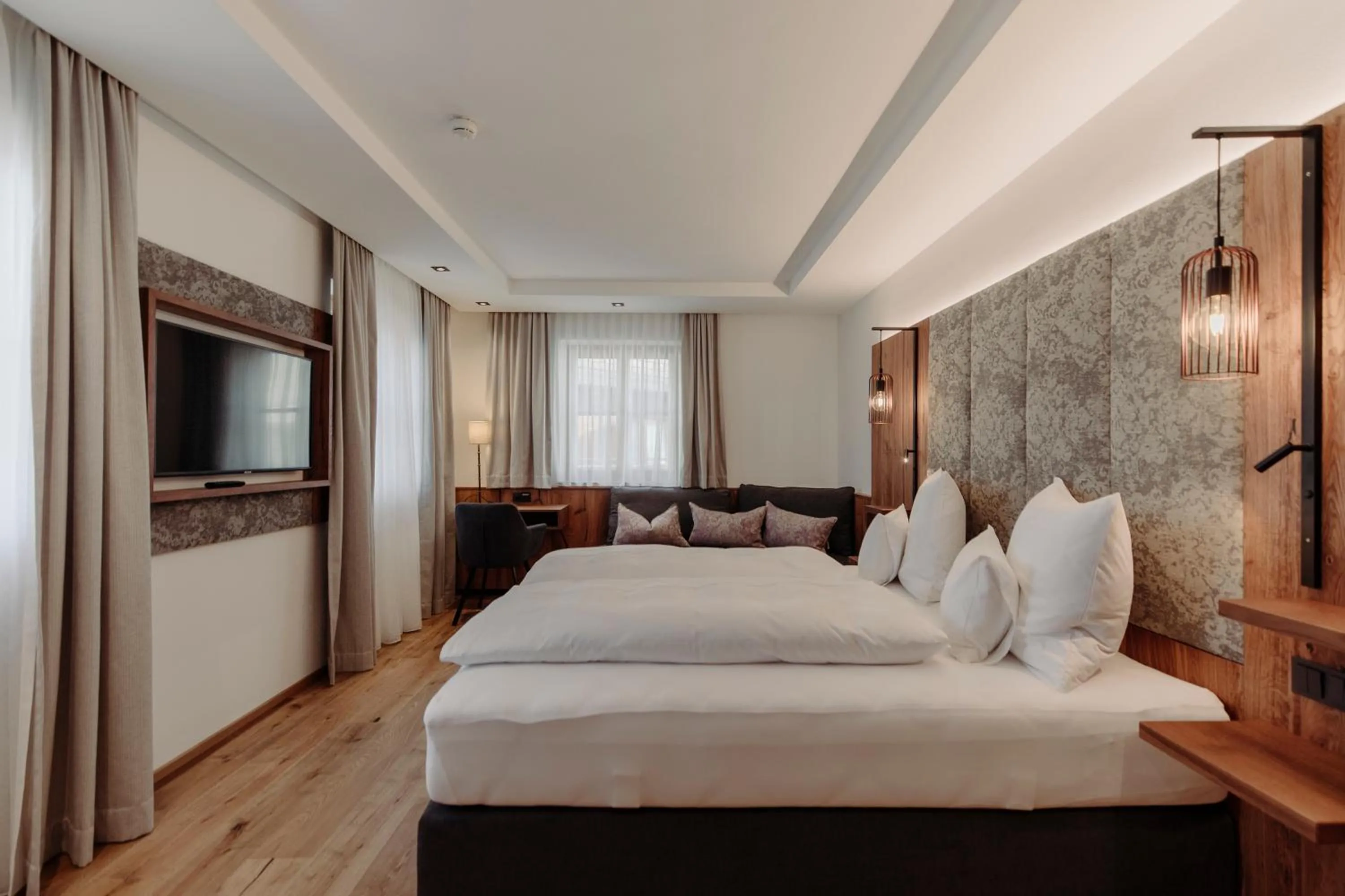 Bed in PoSt Boutique Apartments