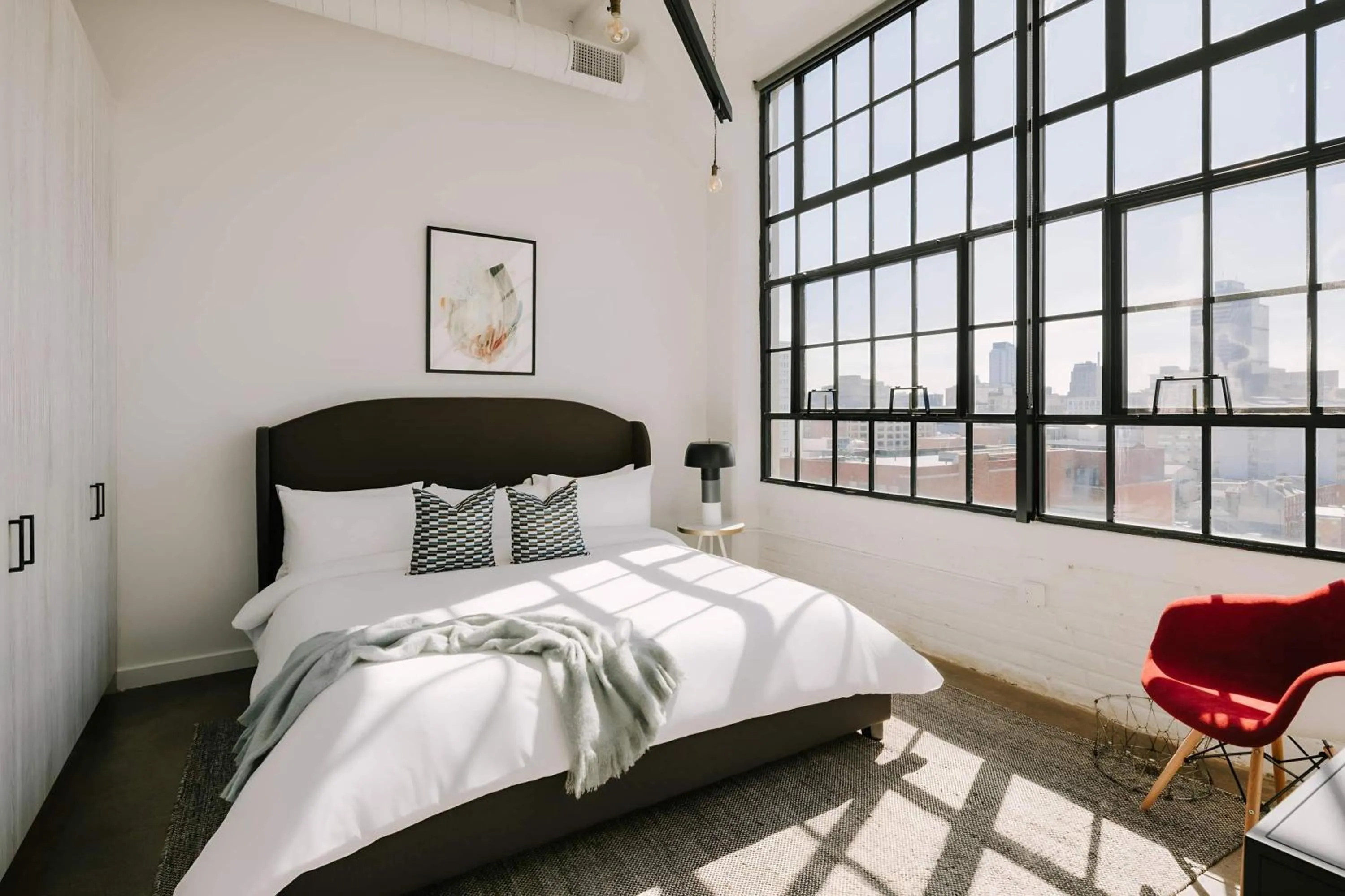 Photo of the whole room, Bed in The Heid Lofts by Reside, a Wyndham Residence
