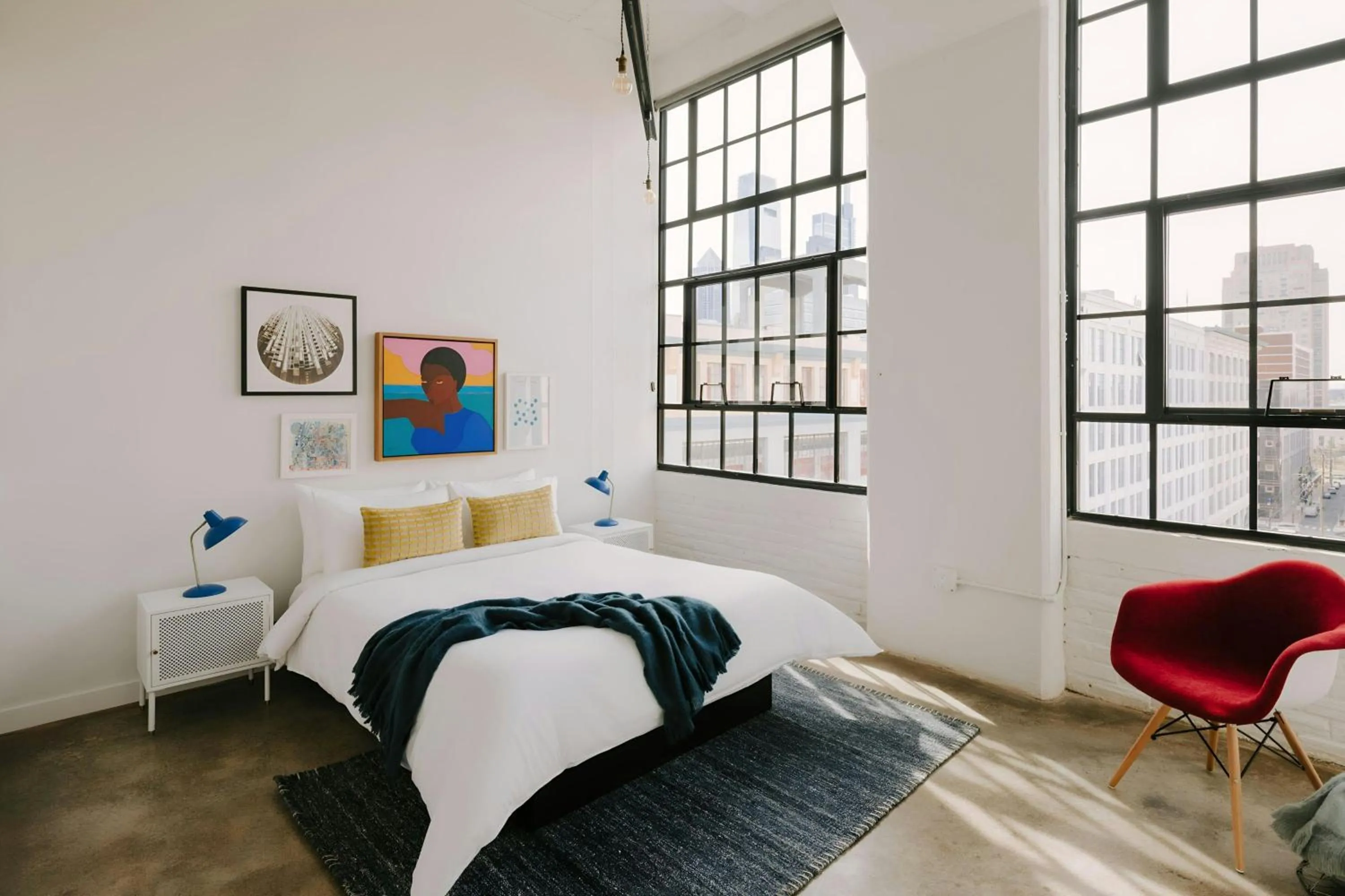Bedroom, Bed in Sonder by Marriott Bonvoy The Heid Apartments Loft District
