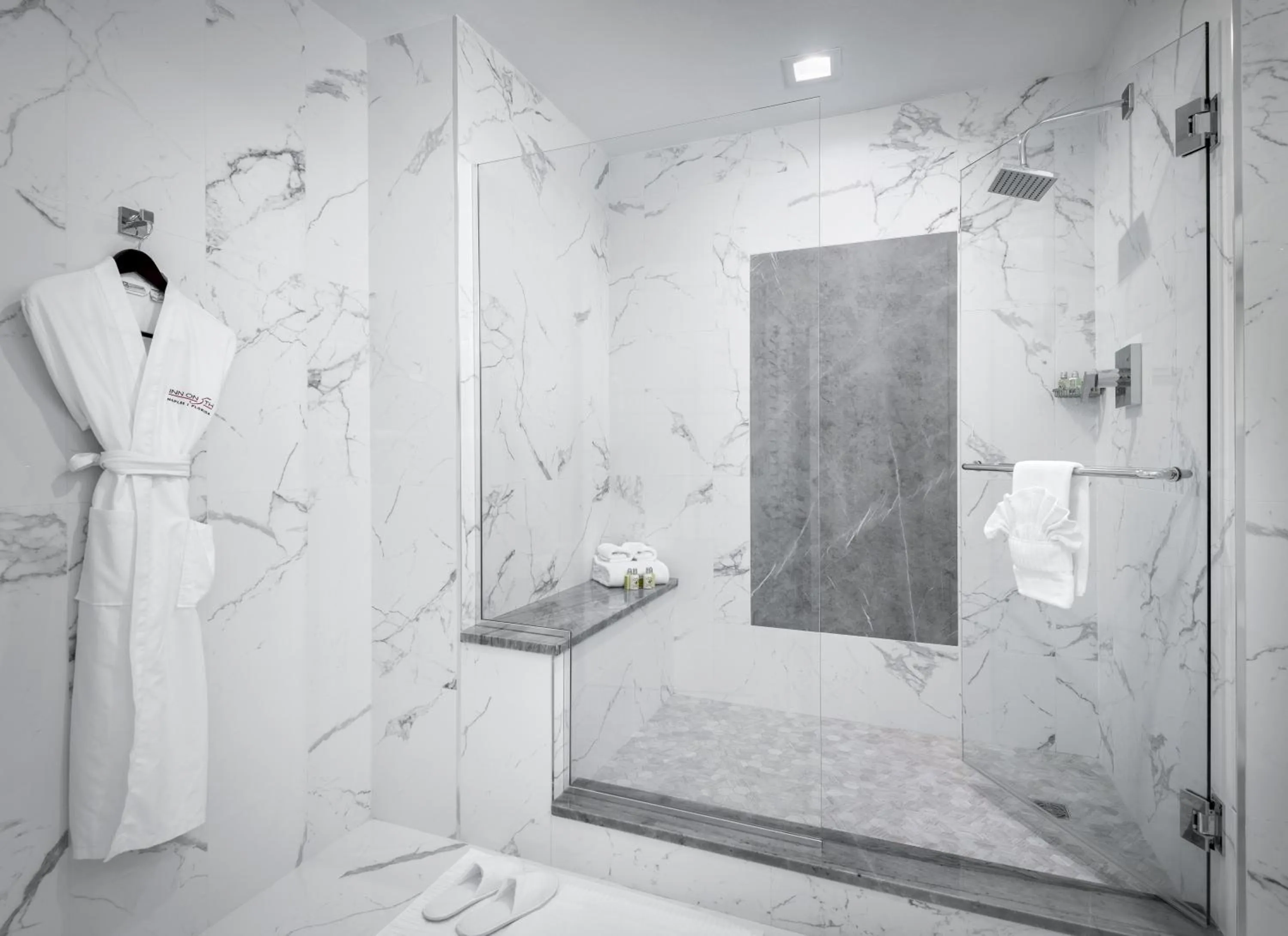 Steam room in Inn On Fifth