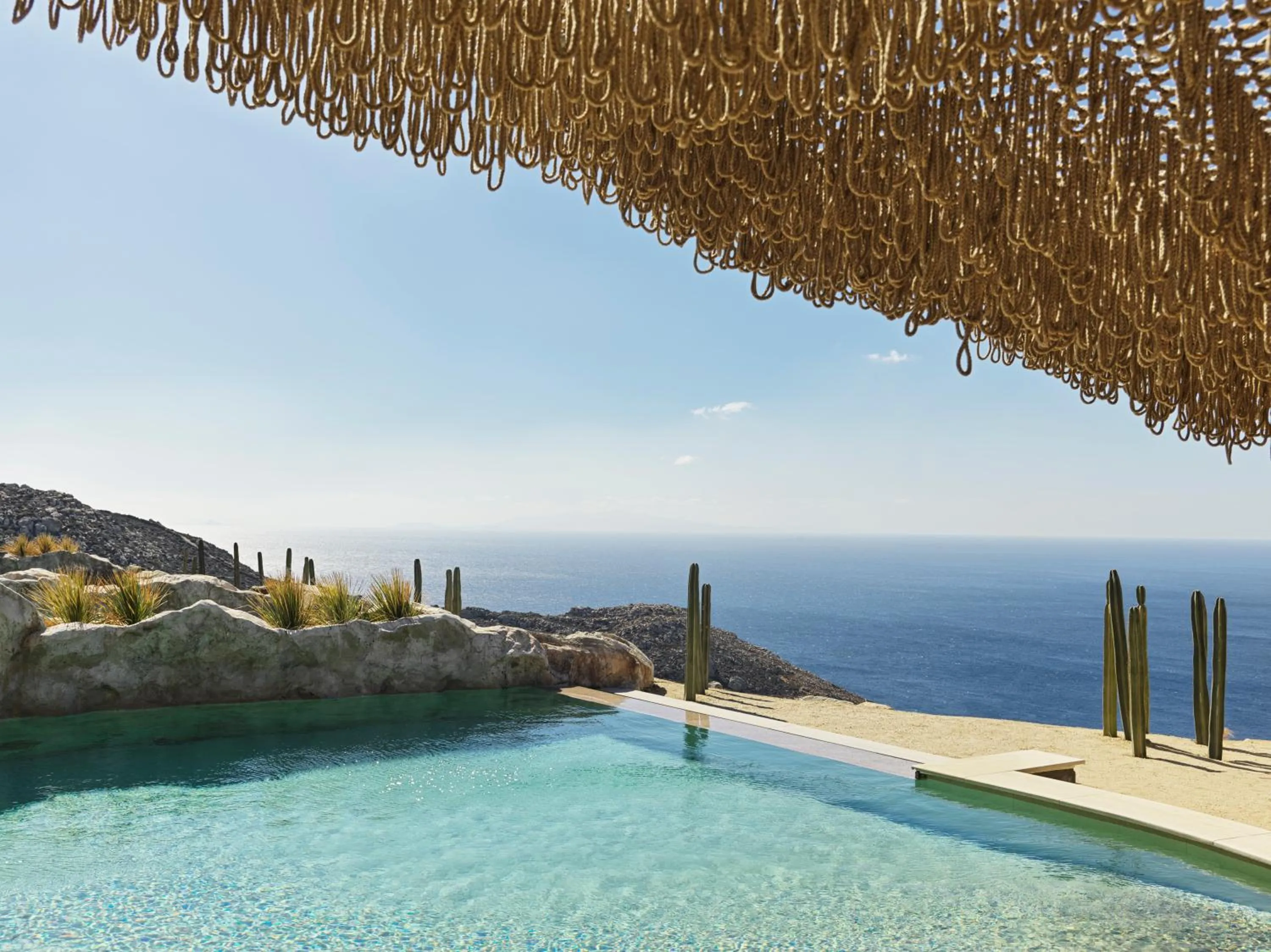 Pool view in Myconian Panoptis Escape, a member of Small Luxury Hotels of the World