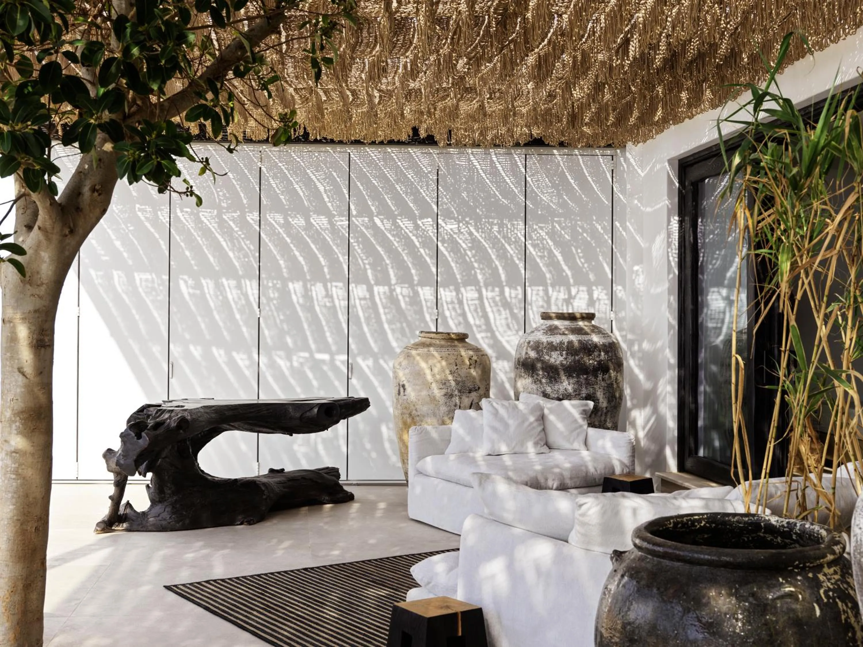 Patio in Myconian Panoptis Escape, a member of Small Luxury Hotels of the World