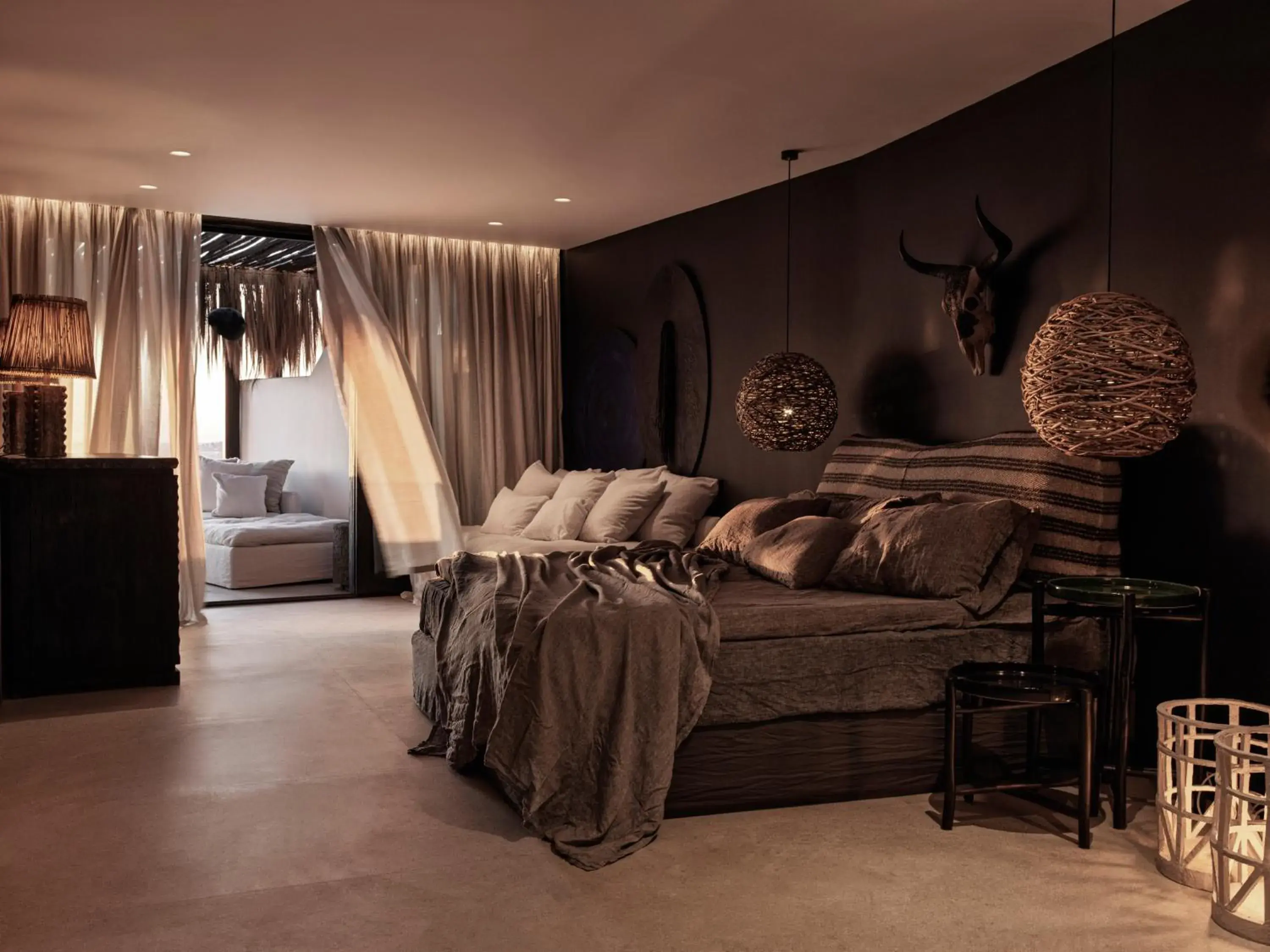 Bedroom in Myconian Panoptis Escape, a member of Small Luxury Hotels of the World Bedroom in Myconian Panoptis Escape, a member of Small Luxury Hotels of the World