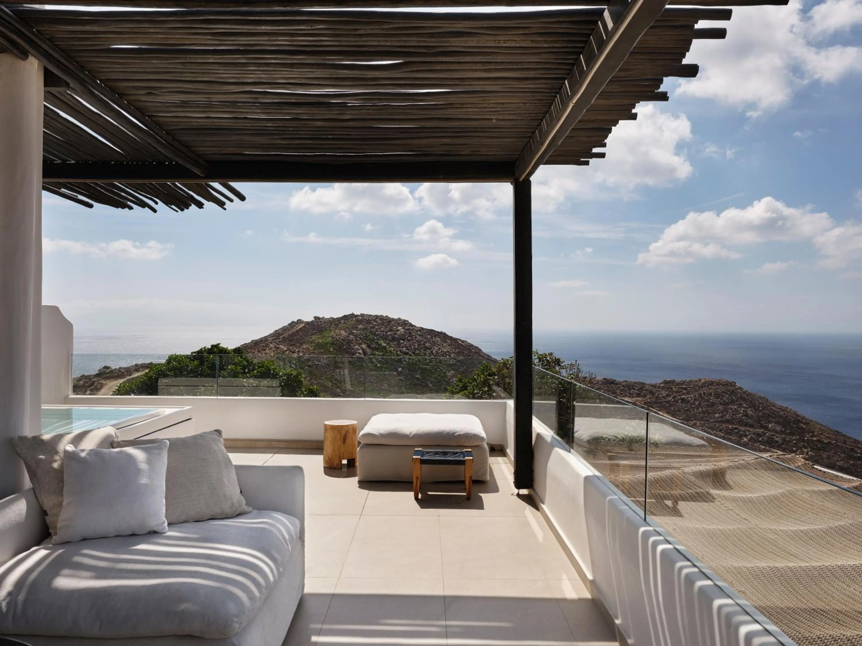 Hot Tub in Myconian Panoptis Escape, a member of Small Luxury Hotels of the World