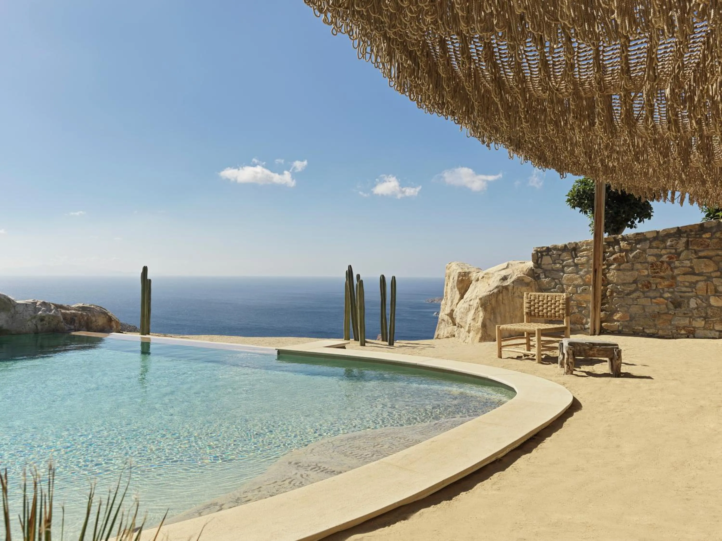 Pool view in Myconian Panoptis Escape, a member of Small Luxury Hotels of the World