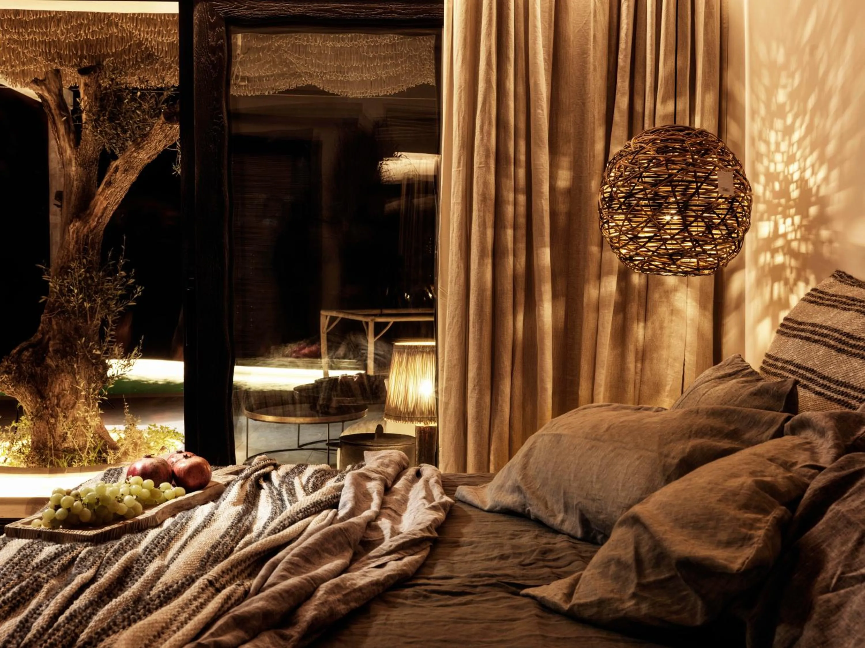 Bedroom, Bed in Myconian Panoptis Escape, a member of Small Luxury Hotels of the World