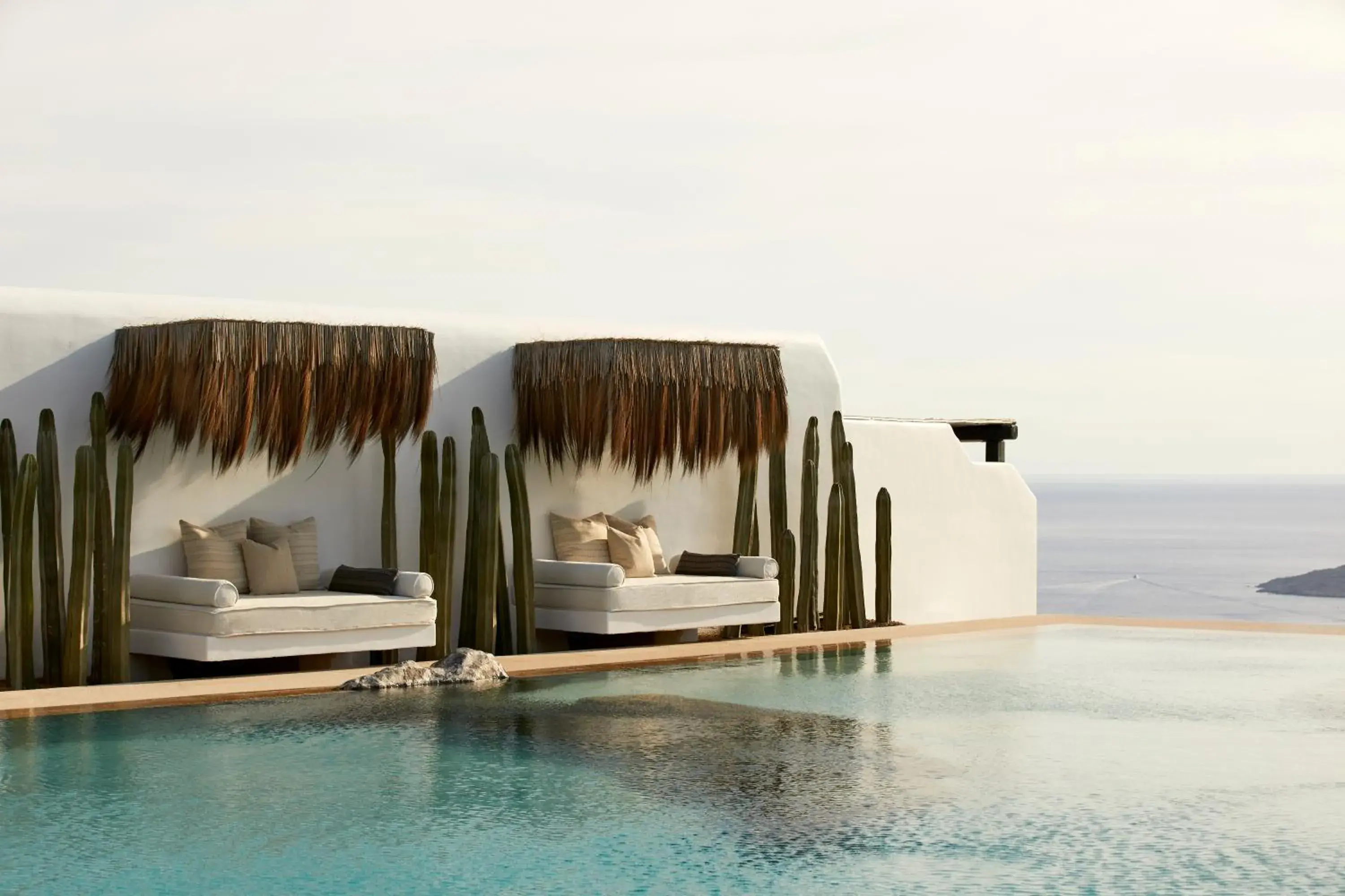 Swimming pool in Myconian Panoptis Escape, a member of Small Luxury Hotels of the World Swimming pool in Myconian Panoptis Escape, a member of Small Luxury Hotels of the World