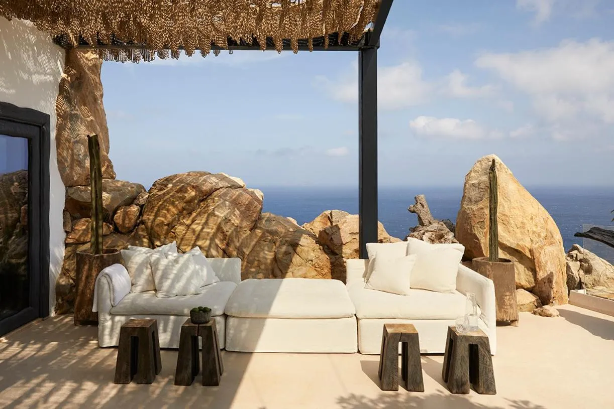 Balcony/Terrace in Myconian Panoptis Escape, a member of Small Luxury Hotels of the World