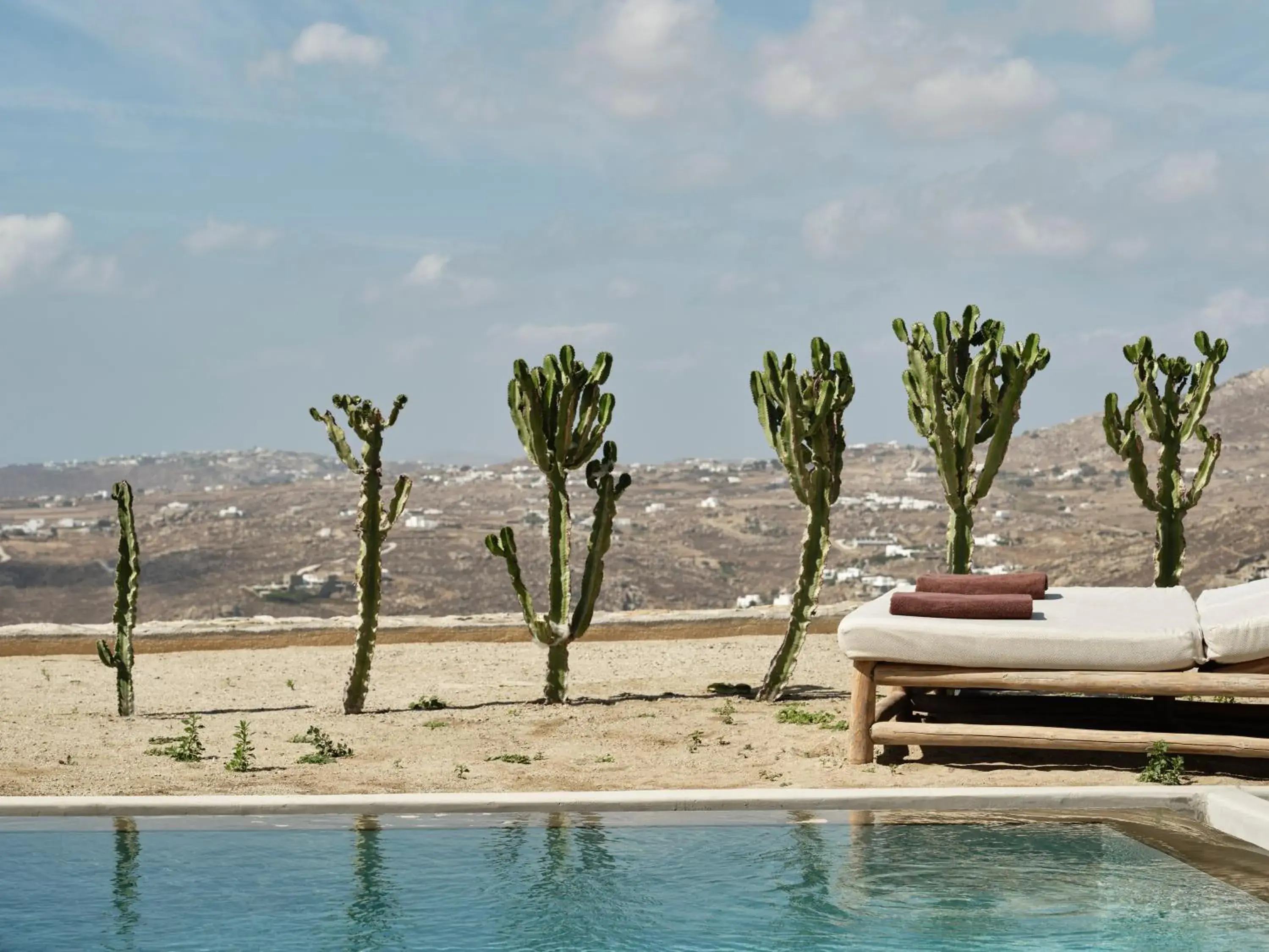 Swimming pool in Myconian Panoptis Escape, a member of Small Luxury Hotels of the World Swimming pool in Myconian Panoptis Escape, a member of Small Luxury Hotels of the World
