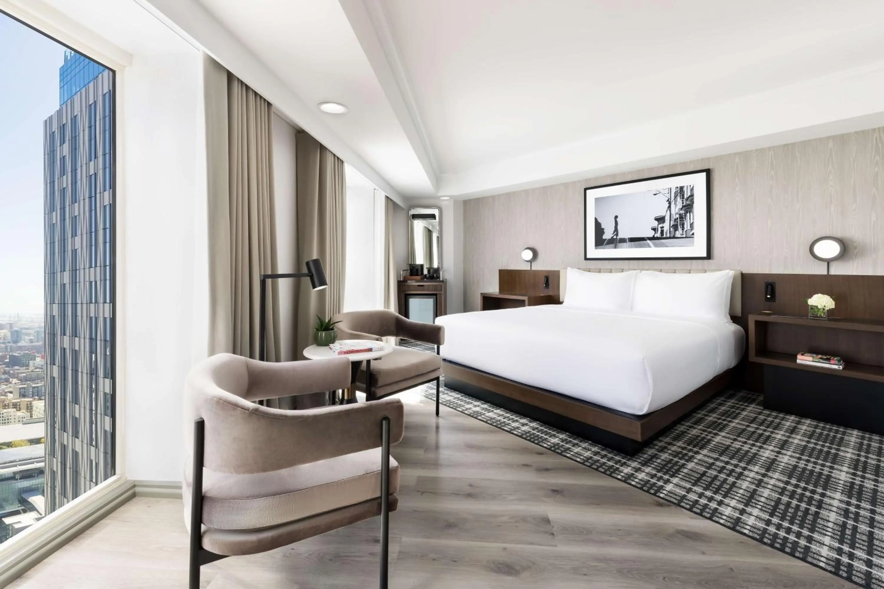 Bedroom, Bed in Hyatt Regency San Francisco Downtown SOMA