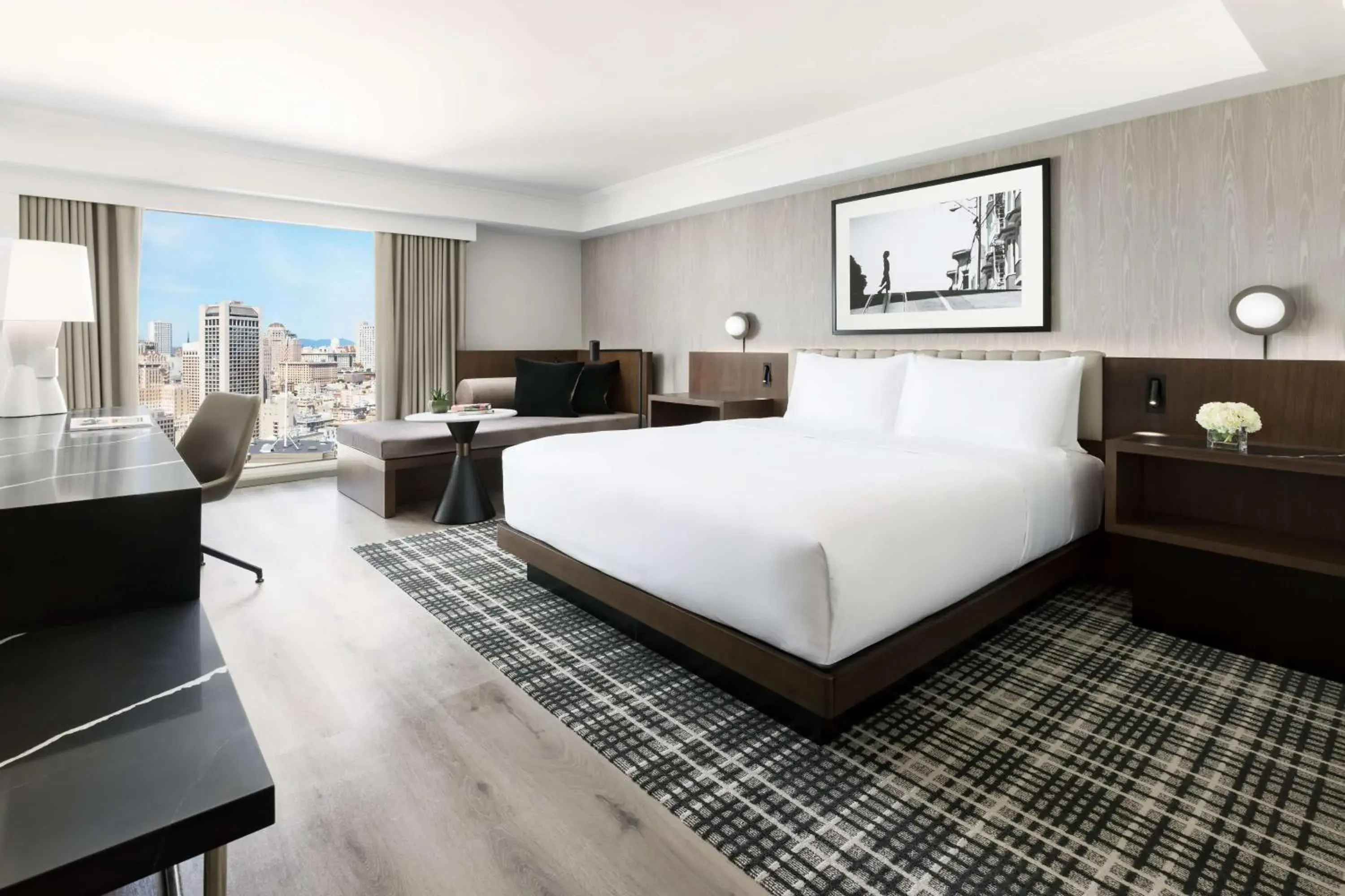 Bedroom, Bed in Hyatt Regency San Francisco Downtown SOMA Bedroom, Bed in Hyatt Regency San Francisco Downtown SOMA