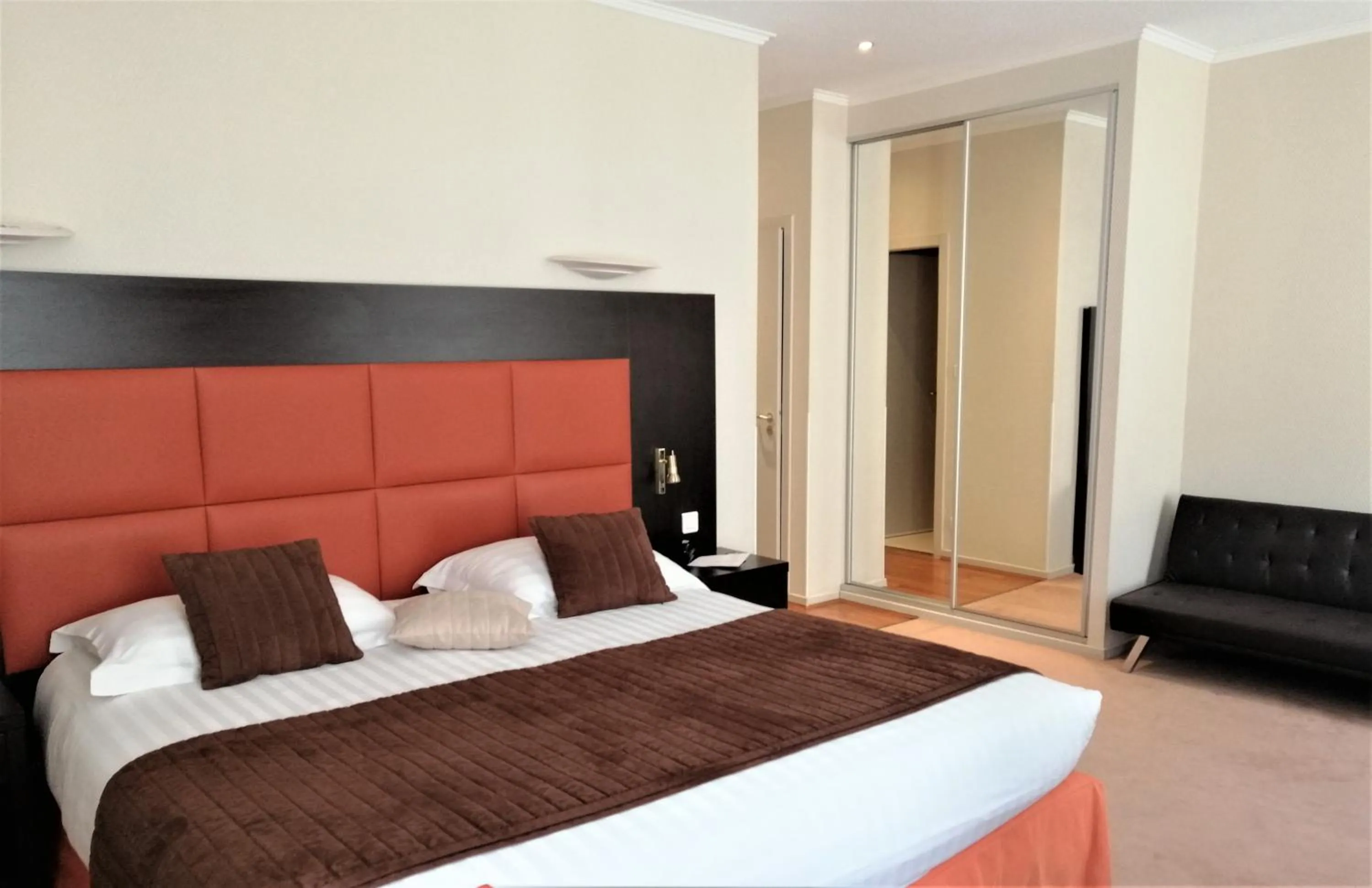 Bed in Savoy Hôtel Evian