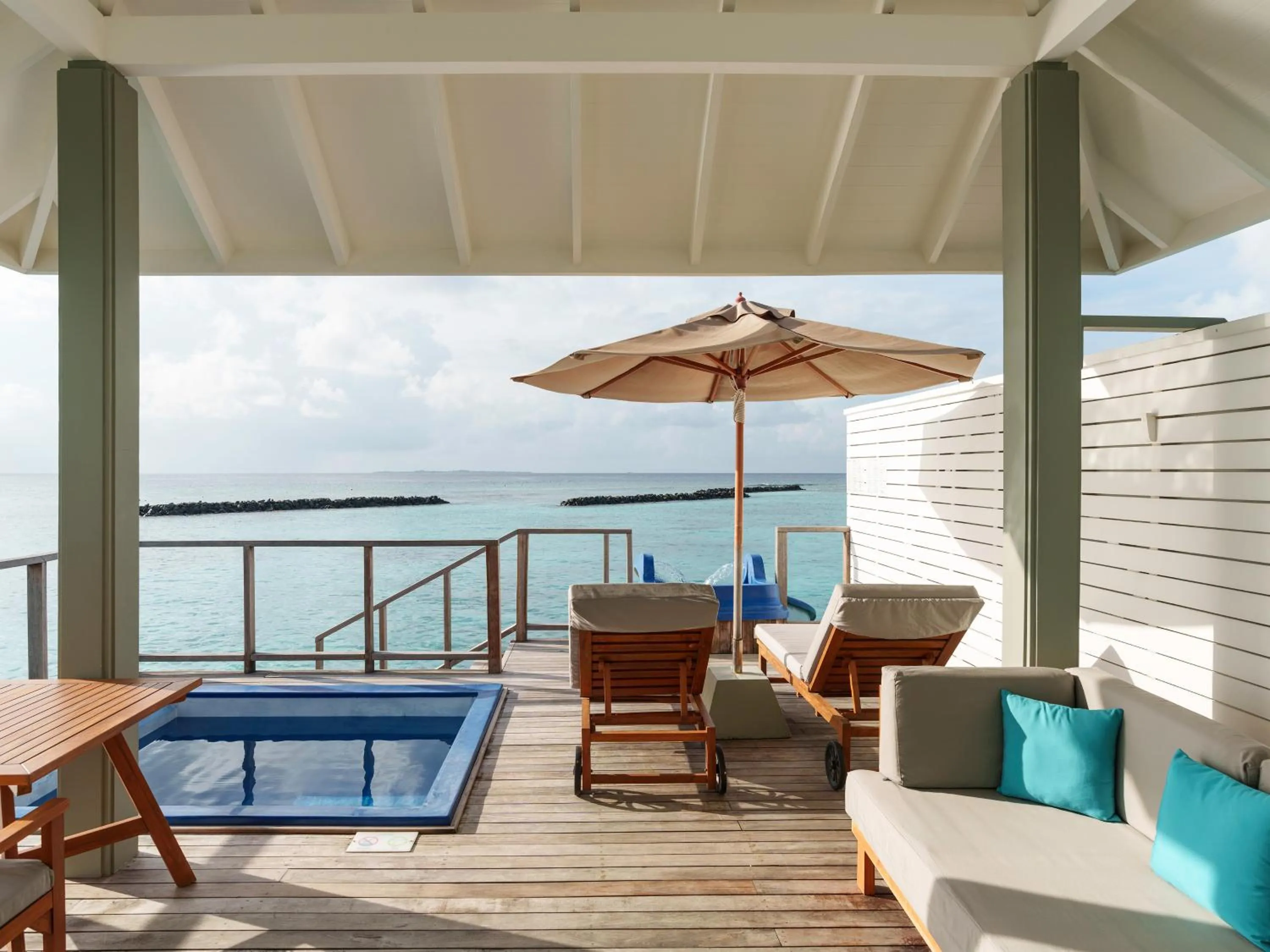 Patio in Siyam World Maldives - 24-Hour Premium All-inclusive with Free Transfer