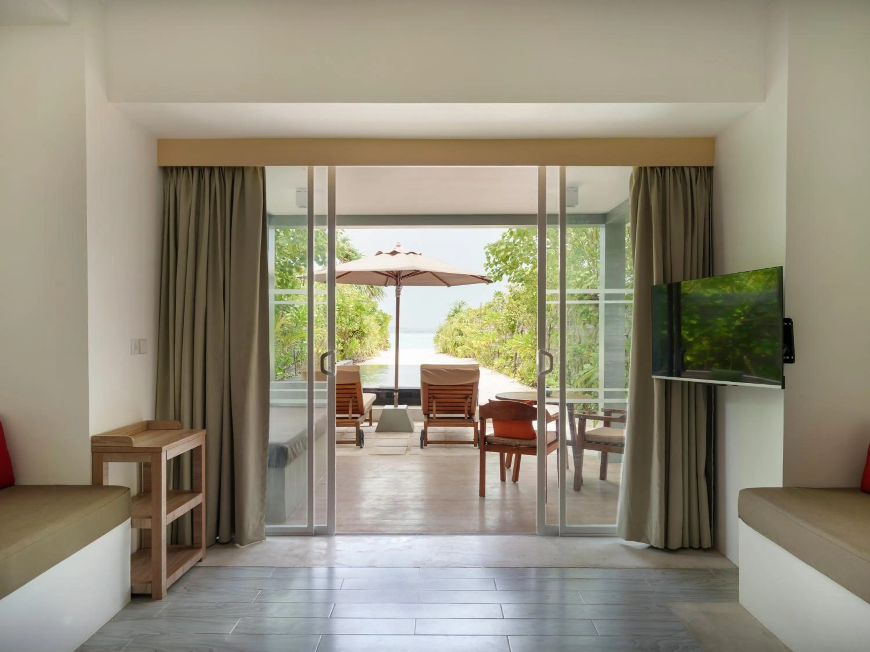 Living room in Siyam World Maldives - 24-Hour Premium All-inclusive with Free Transfer