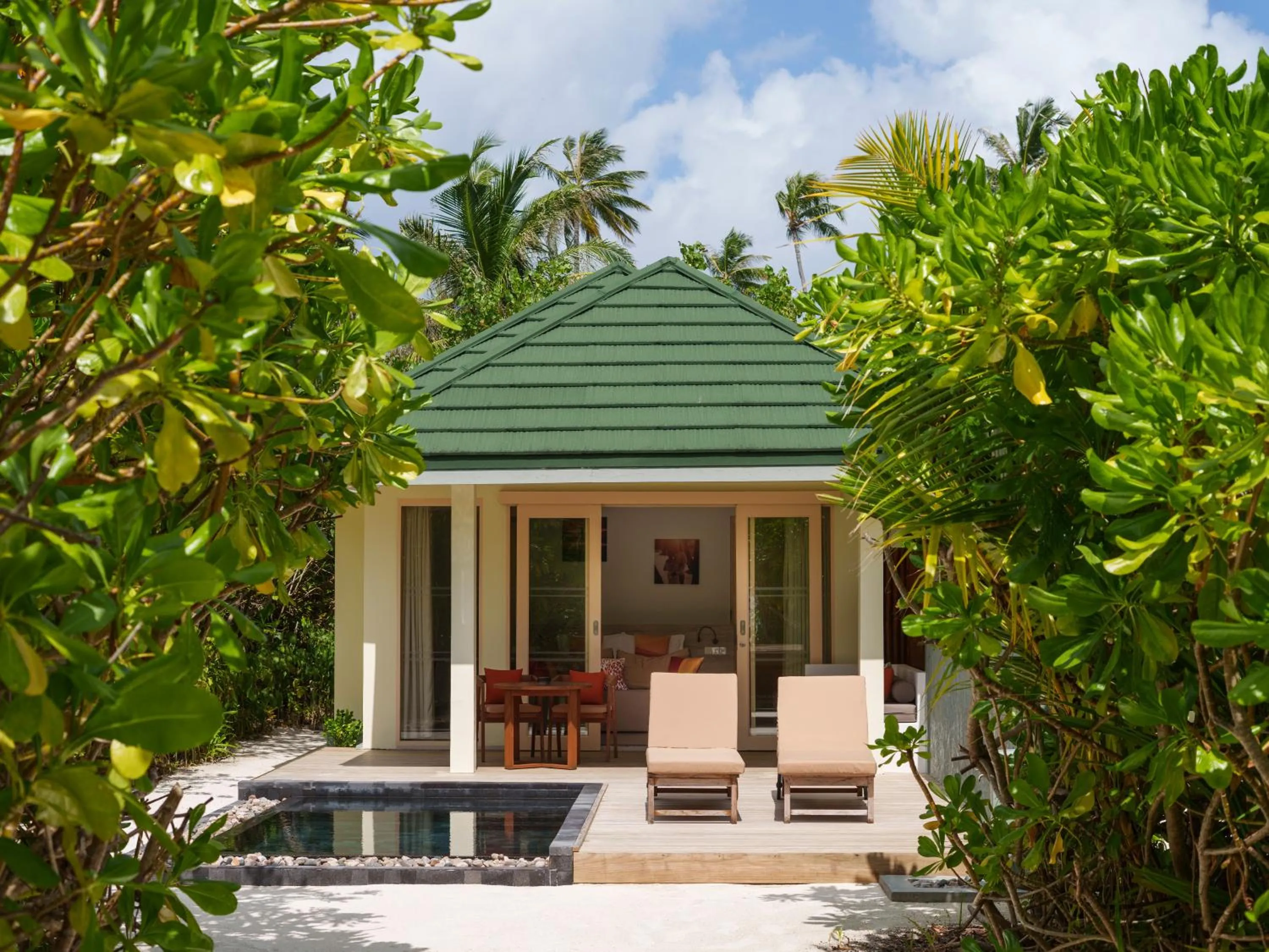 Patio in Siyam World Maldives - 24-Hour Premium All-inclusive with Free Transfer