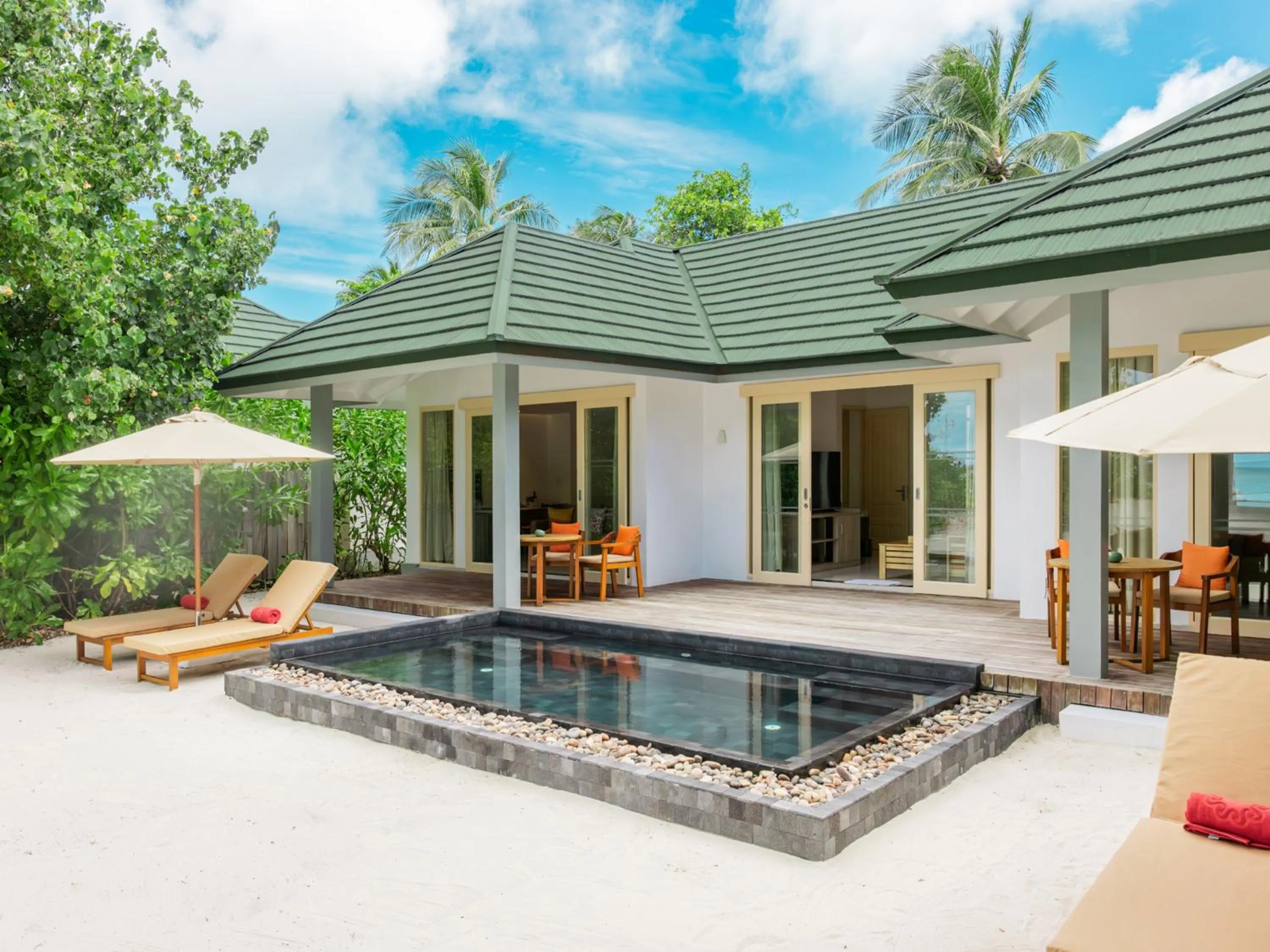 Patio in Siyam World Maldives - 24-Hour Premium All-inclusive with Free Transfer