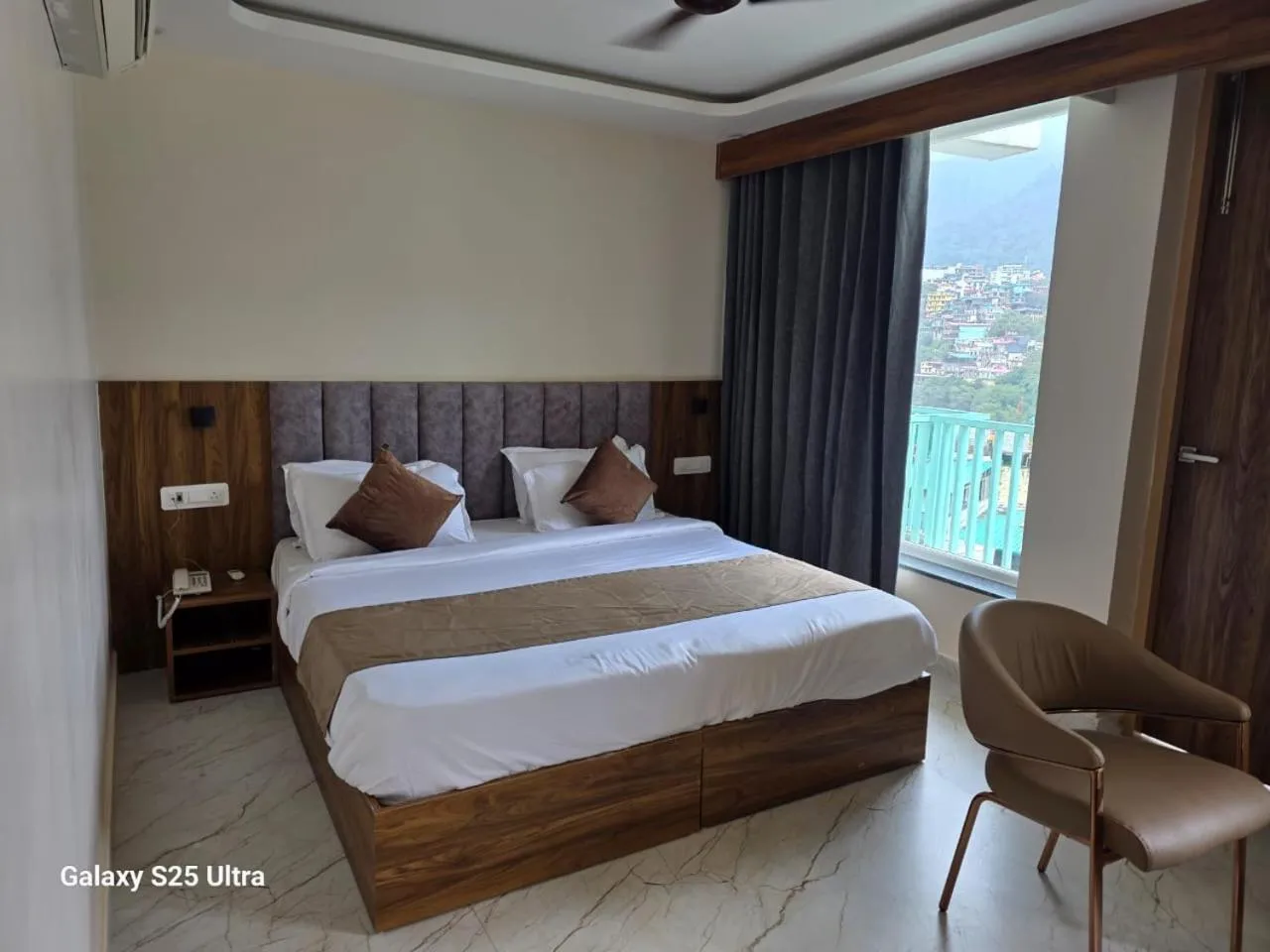 Photo of the whole room, Bed in Hotel Shiva Yog Sthal