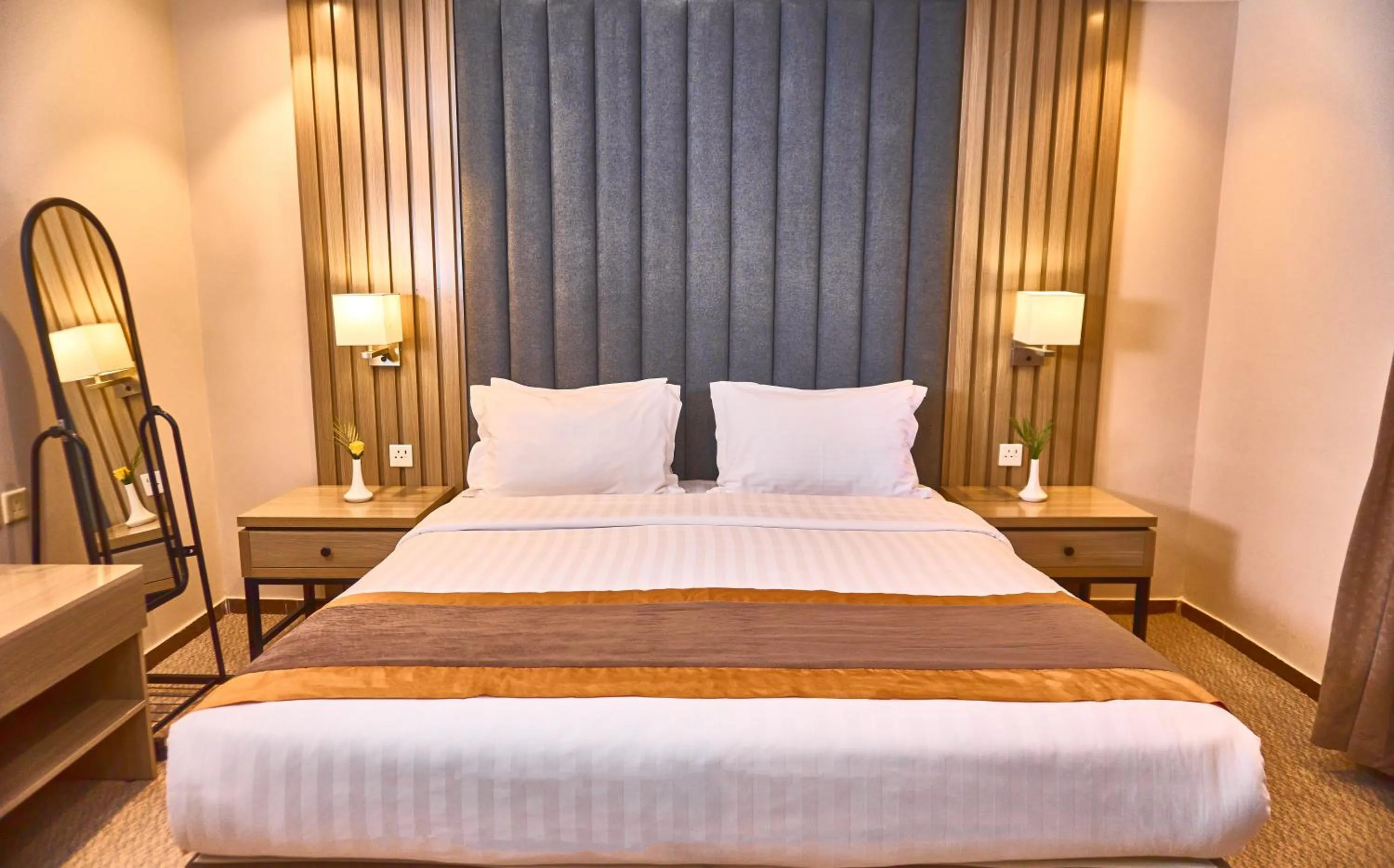 Bed in Myrtle Al Shohadaa Serviced Apartments