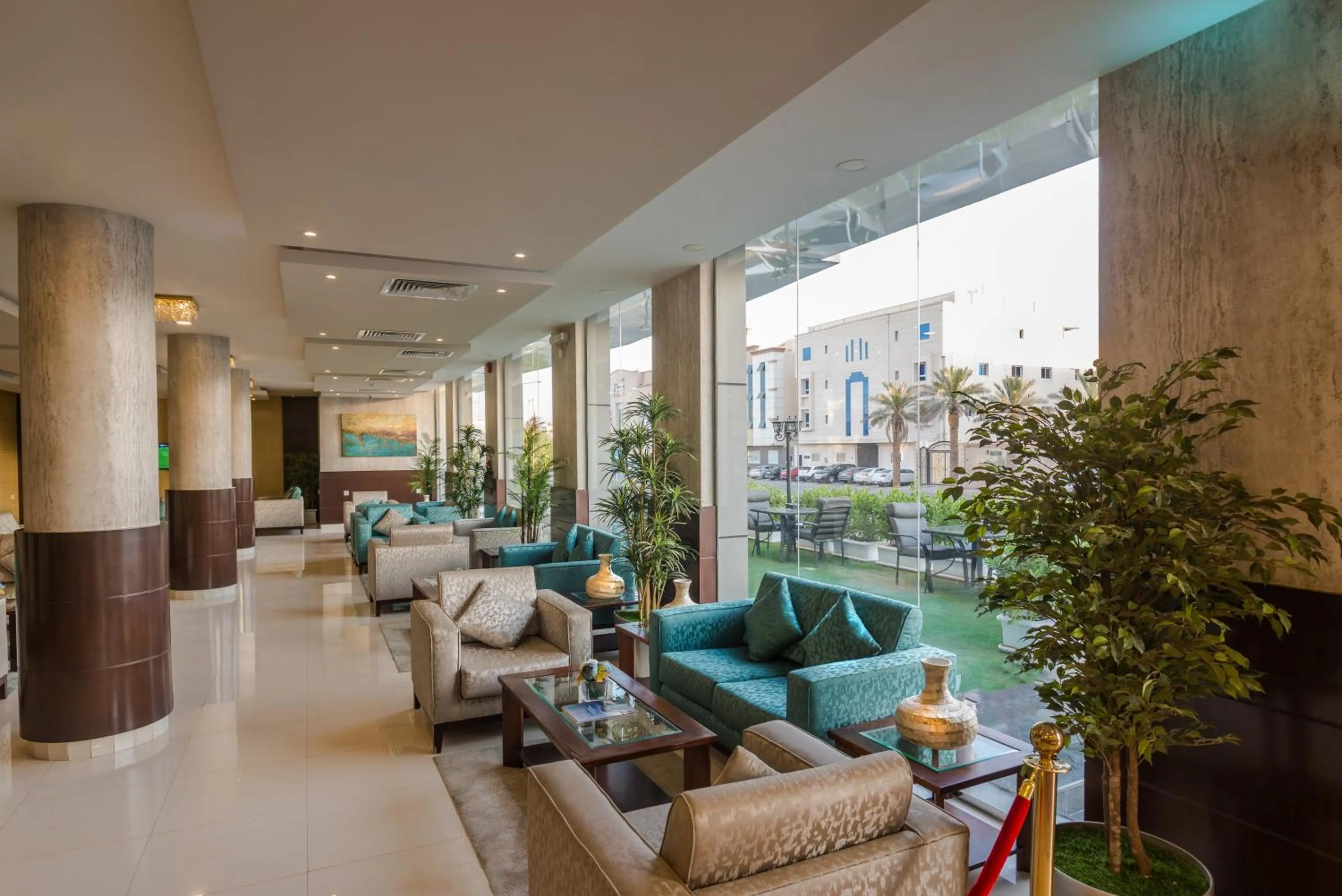 Lobby or reception in Myrtle Al Shohadaa Serviced Apartments