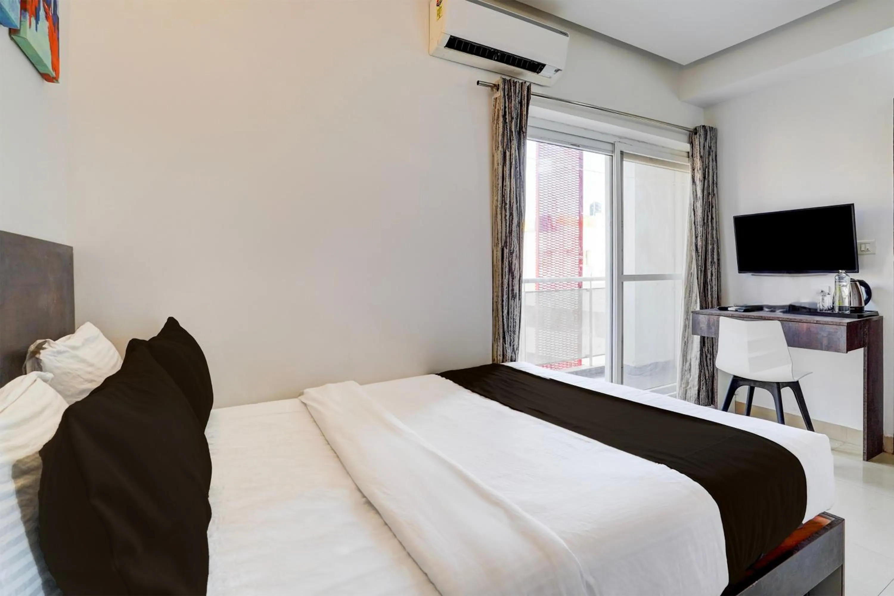 Bedroom, Bed in Townhouse Hebbal