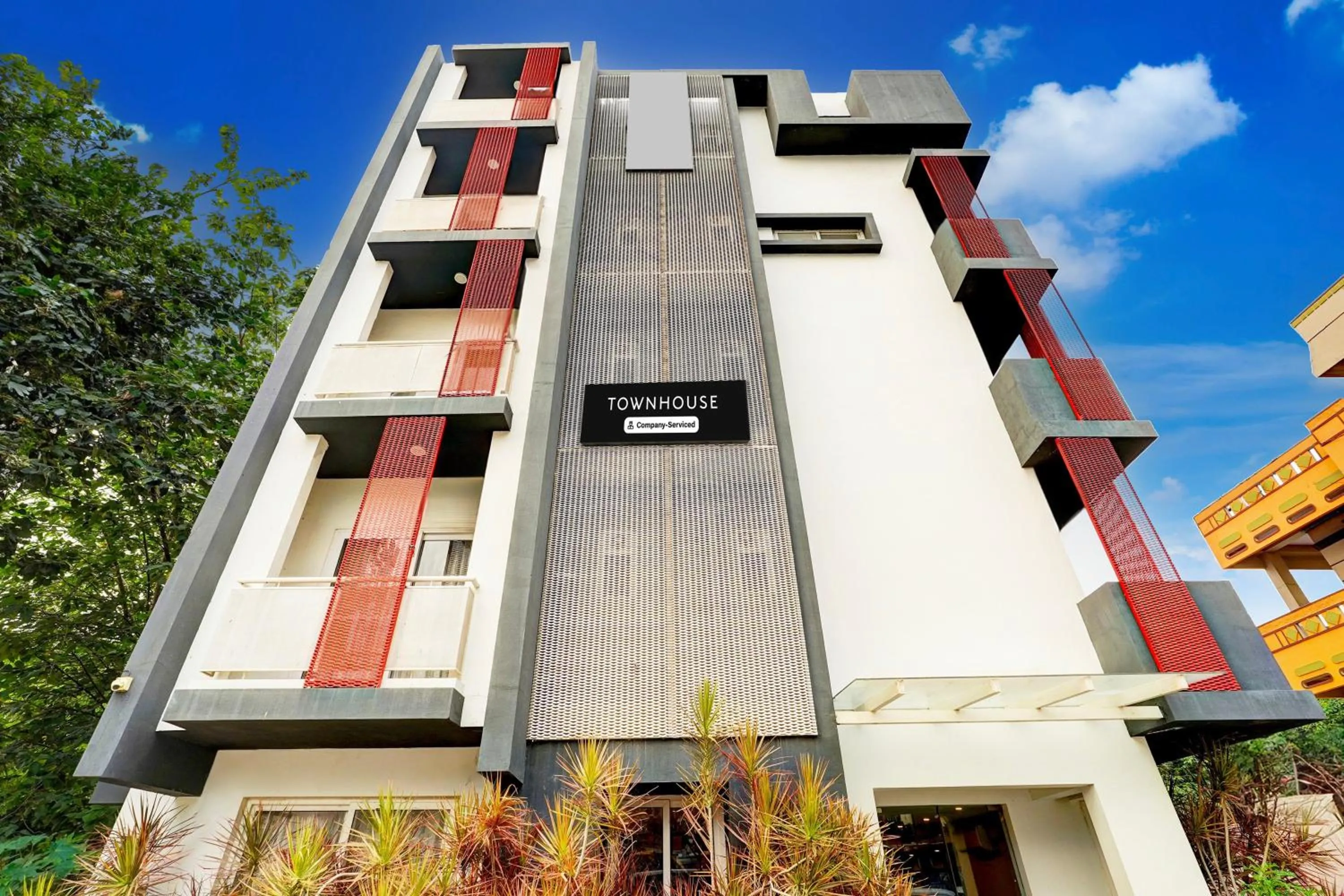 Facade/entrance in Townhouse Hebbal