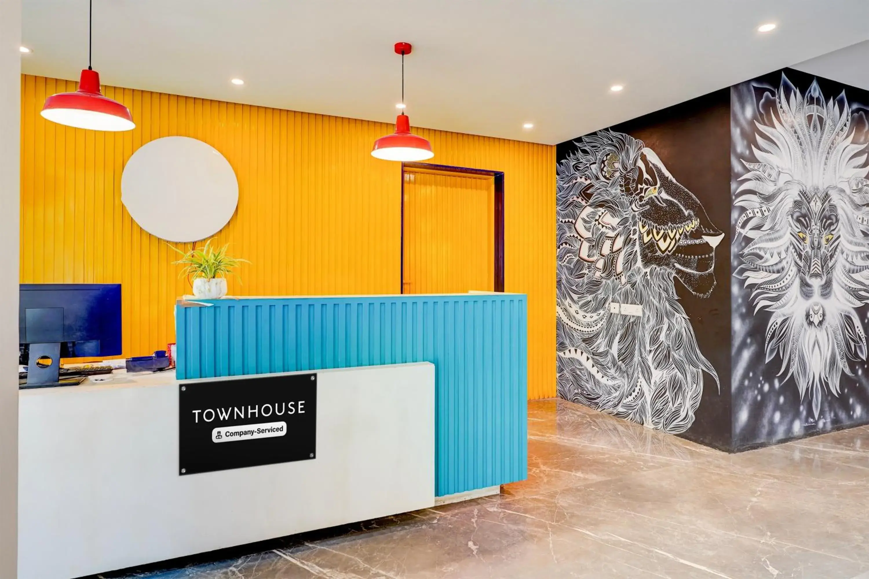 Lobby or reception in Super Townhouse Hebbal Lobby or reception in Super Townhouse Hebbal