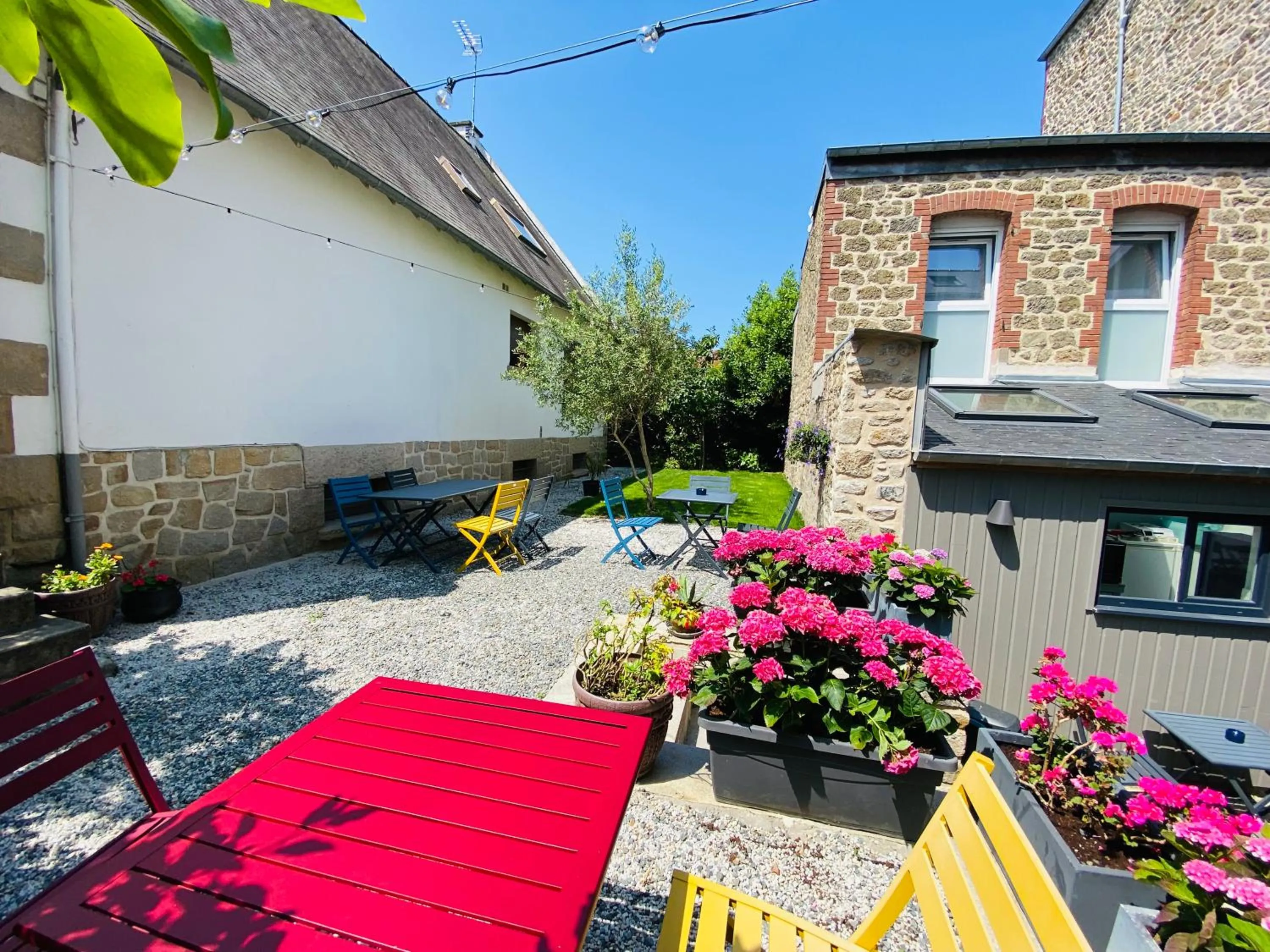 Garden in Hotel Saint-Michel
