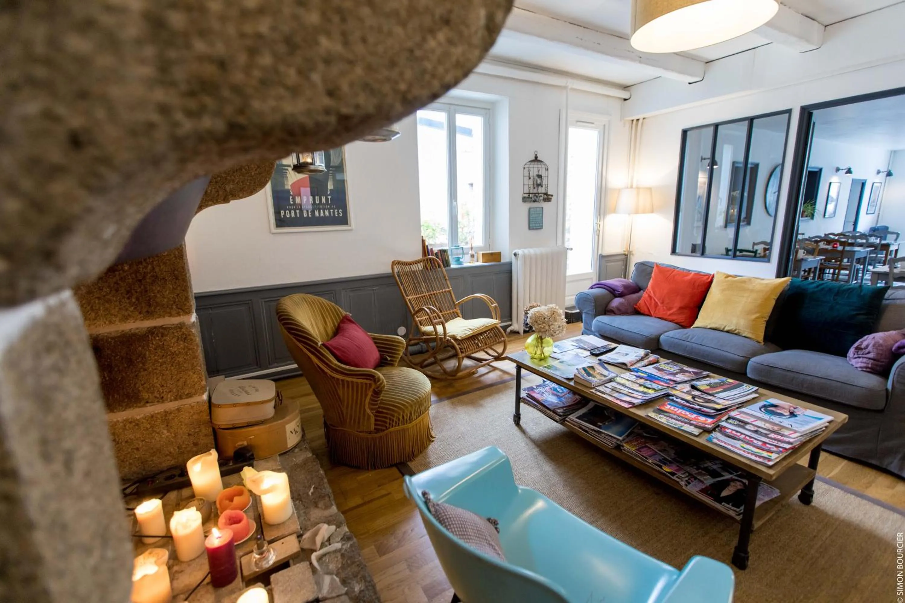 Living room in Hotel Saint-Michel