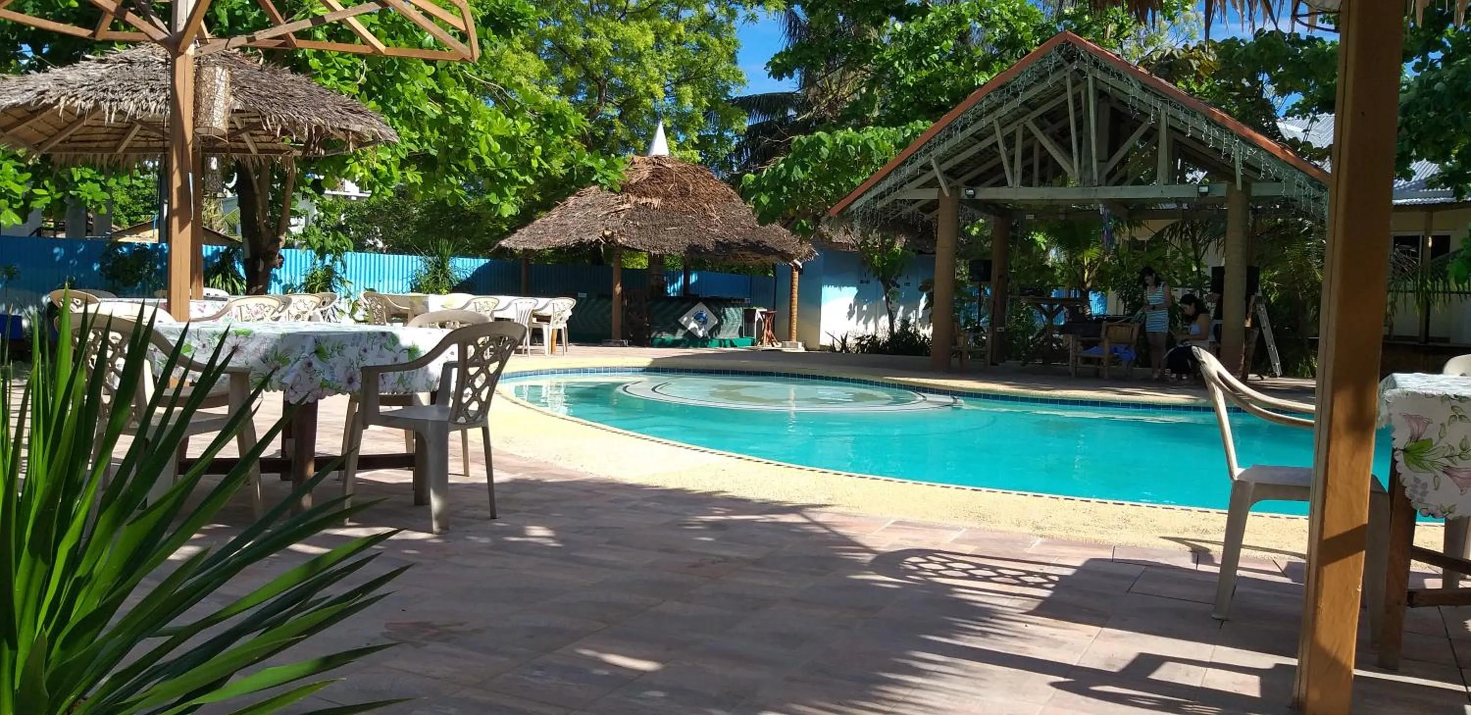 Swimming pool in The Shark's Tail Dive Resort