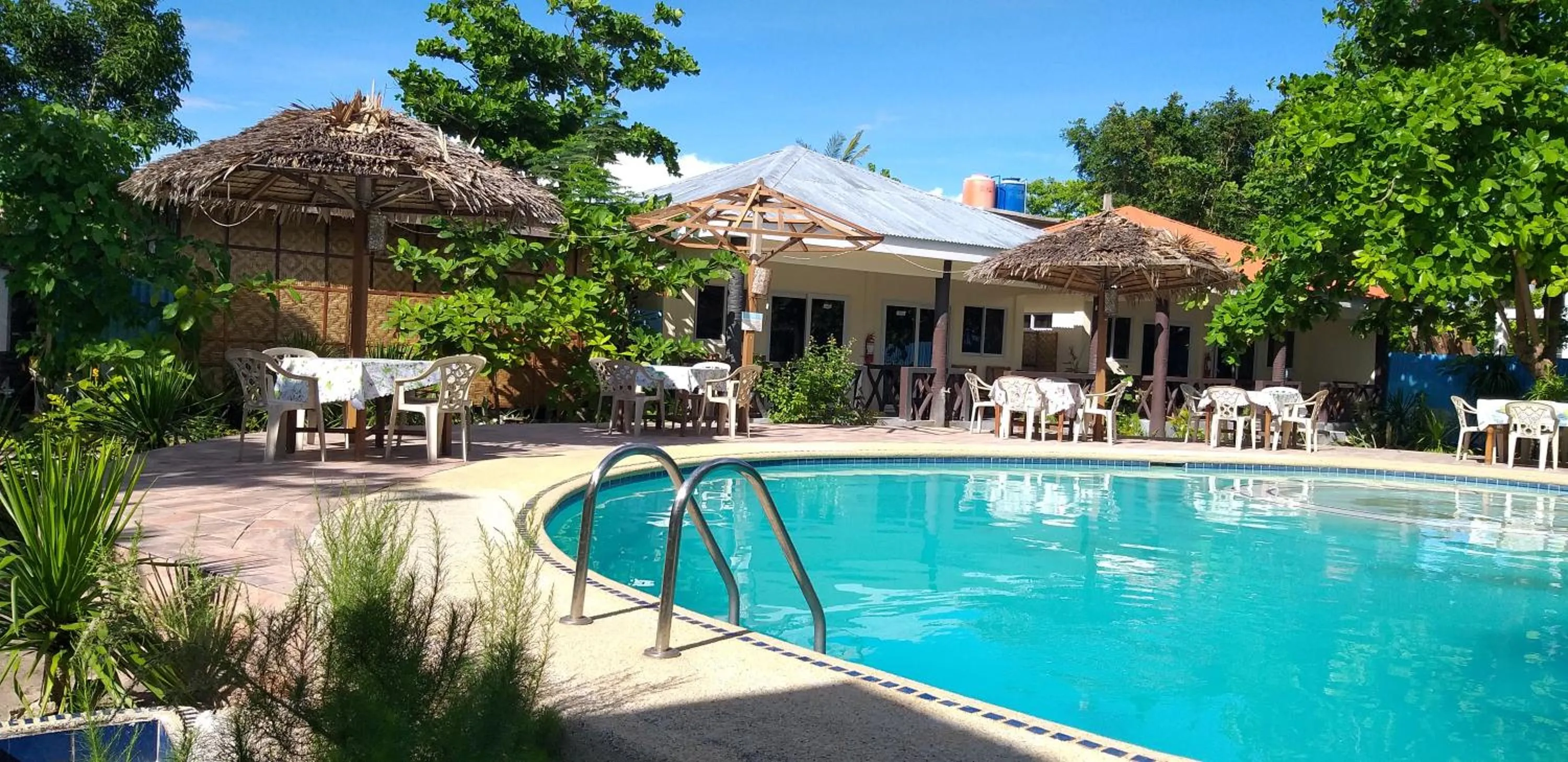 Swimming pool in The Shark's Tail Dive Resort