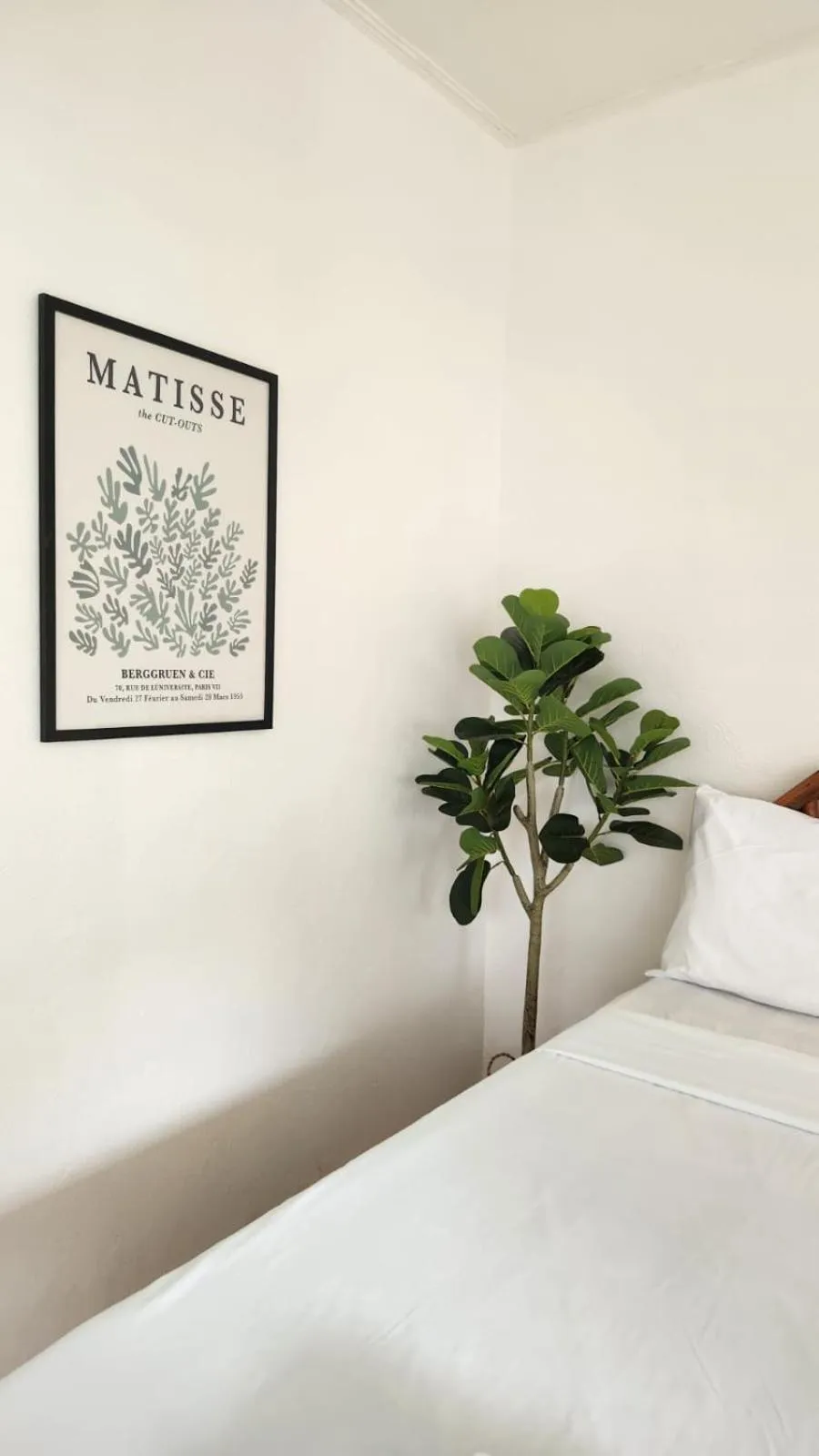 Bed in The Shark's Tail Dive Resort