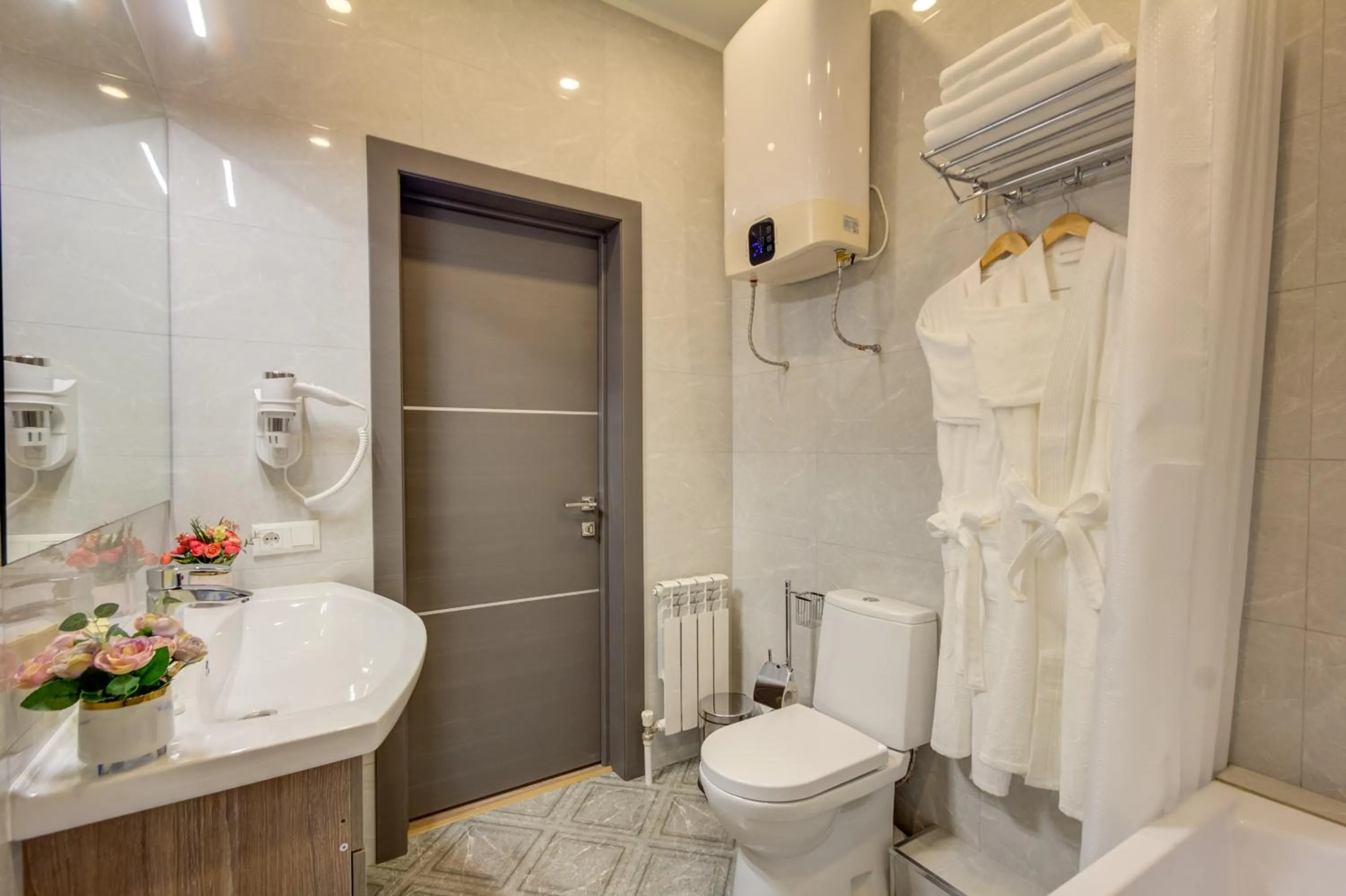 Toilet in Sara Hotel Bishkek