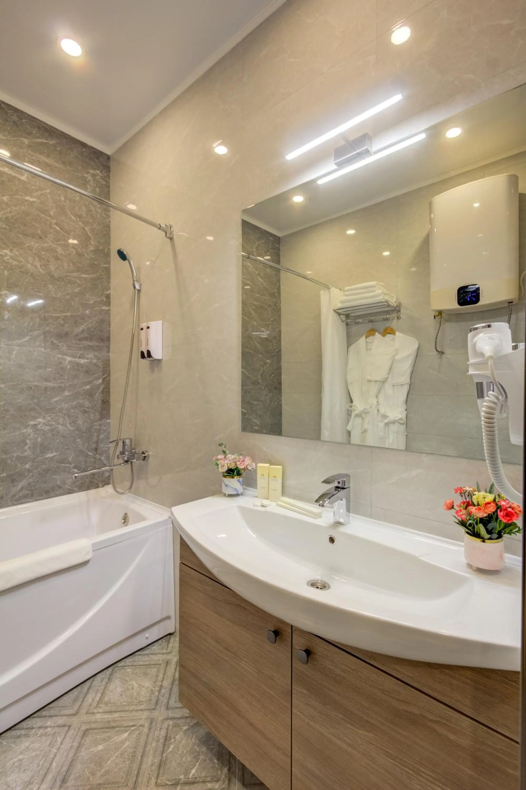 Bathroom in Sara Hotel Bishkek