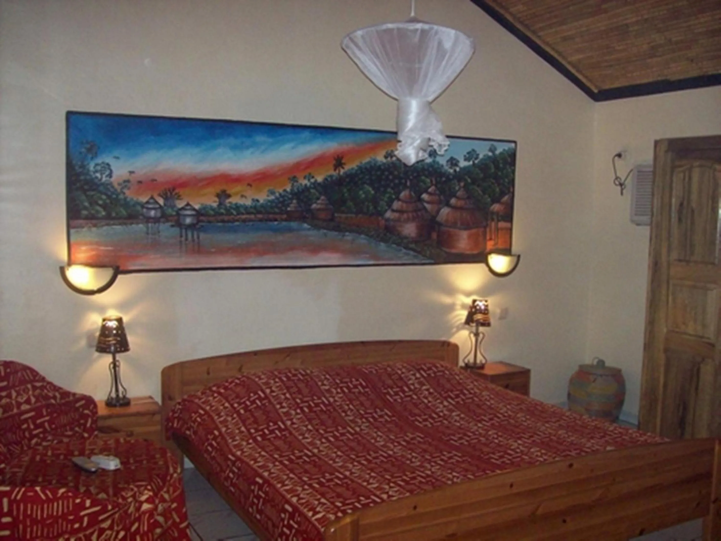 Bed in Hotel Club Safari