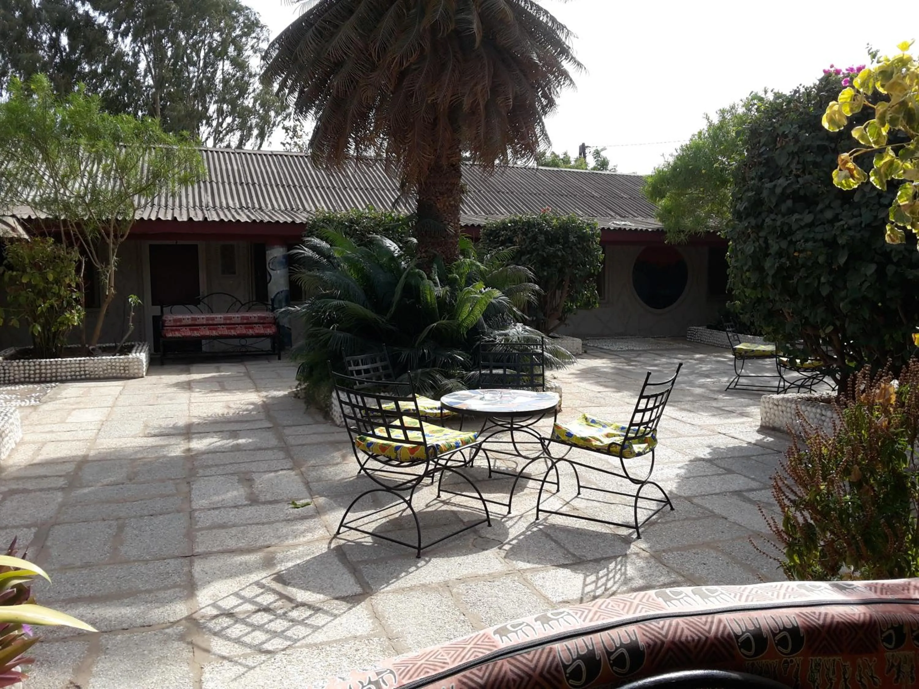 Patio in Hotel Club Safari