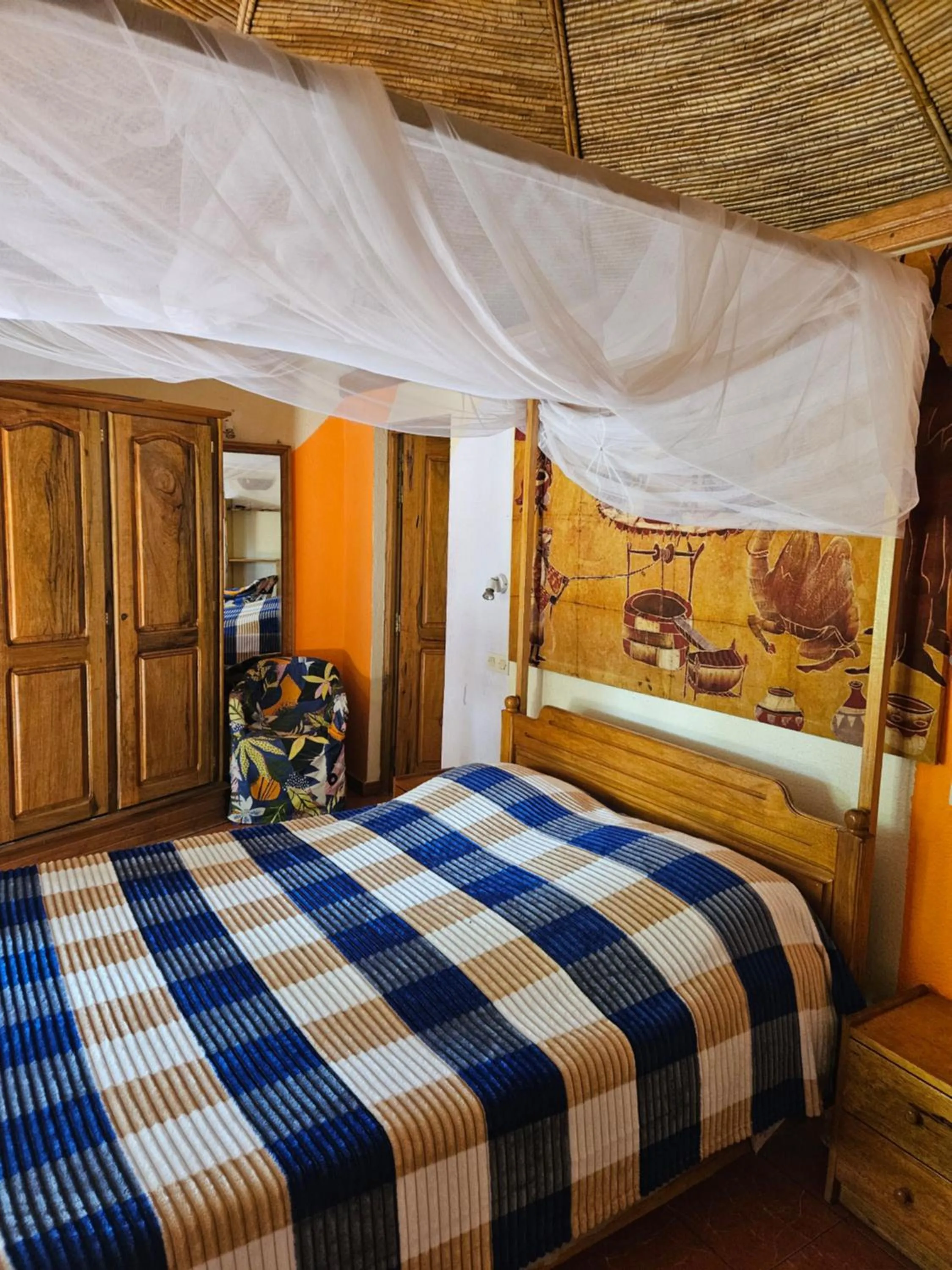 Bed in Hotel Club Safari