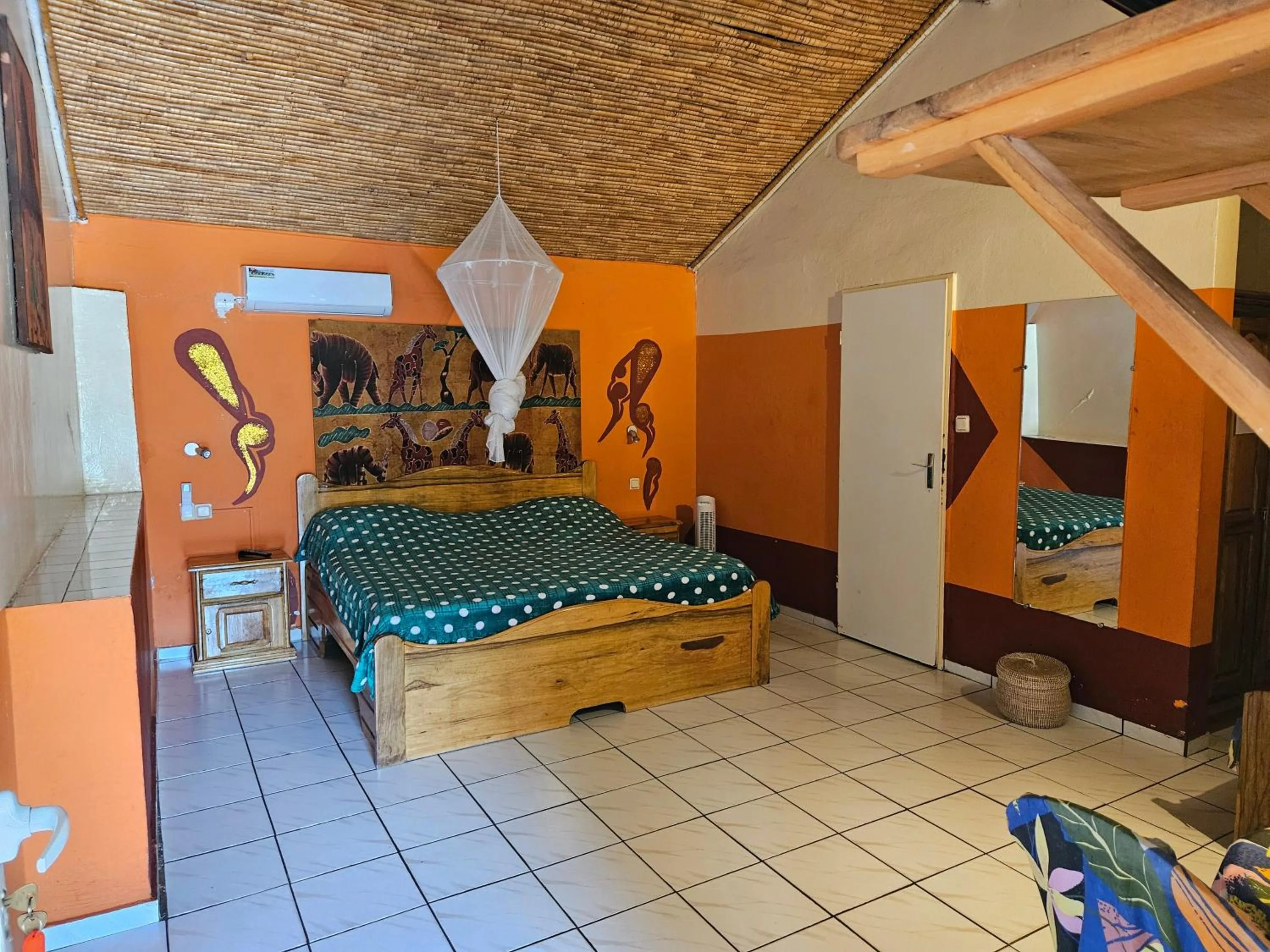 Bed in Hotel Club Safari
