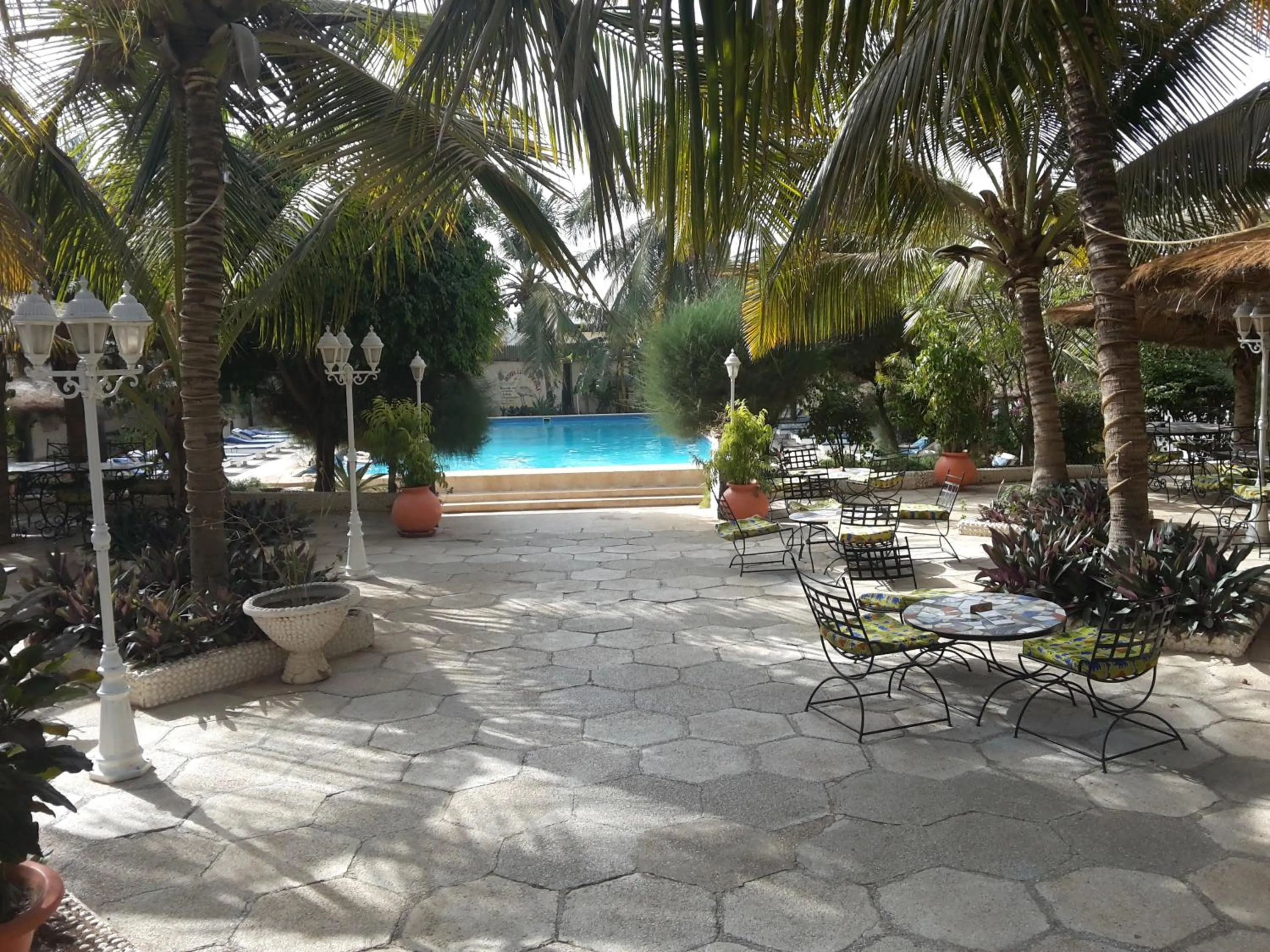 Patio in Hotel Club Safari