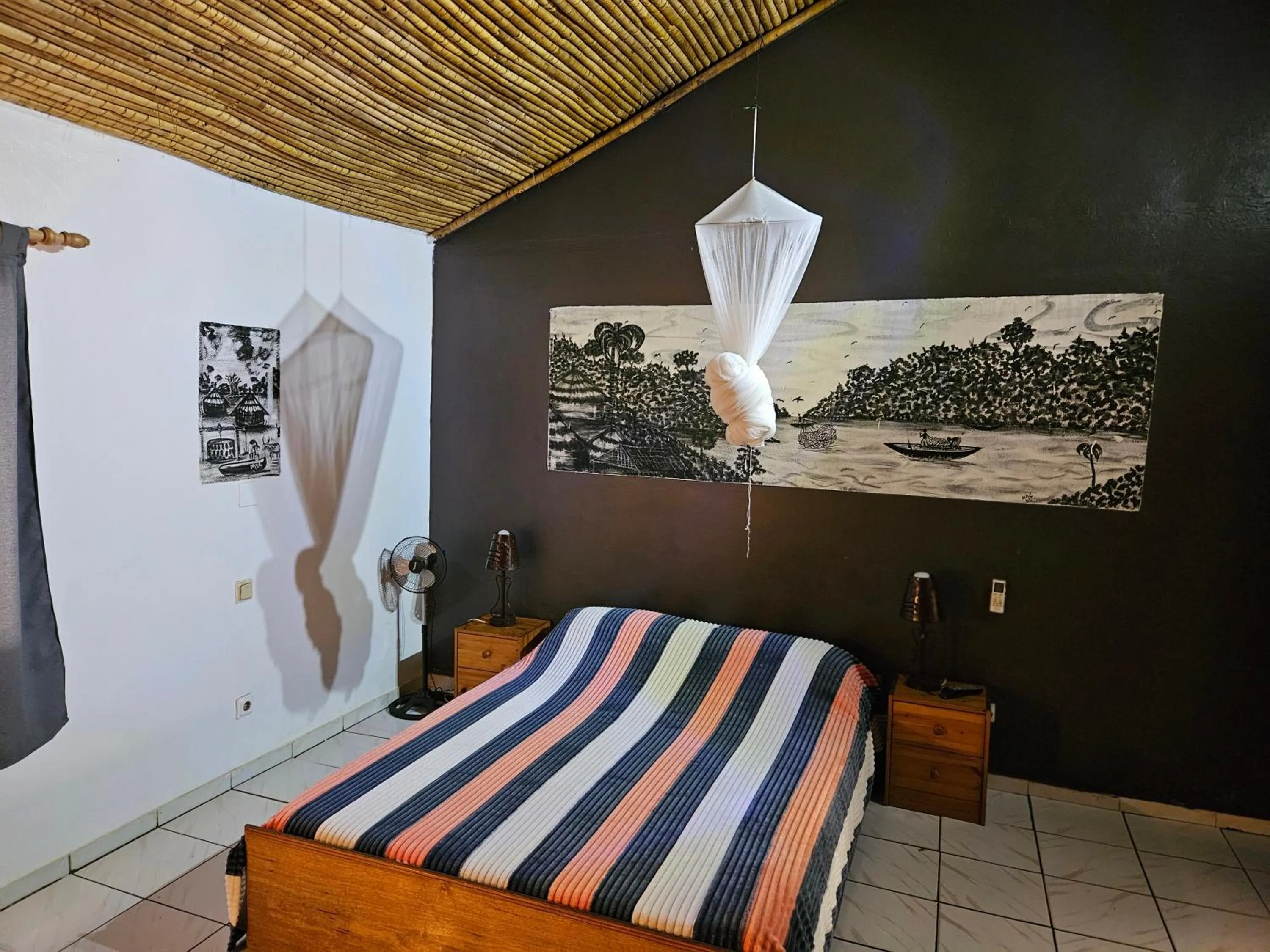 Bed in Hotel Club Safari