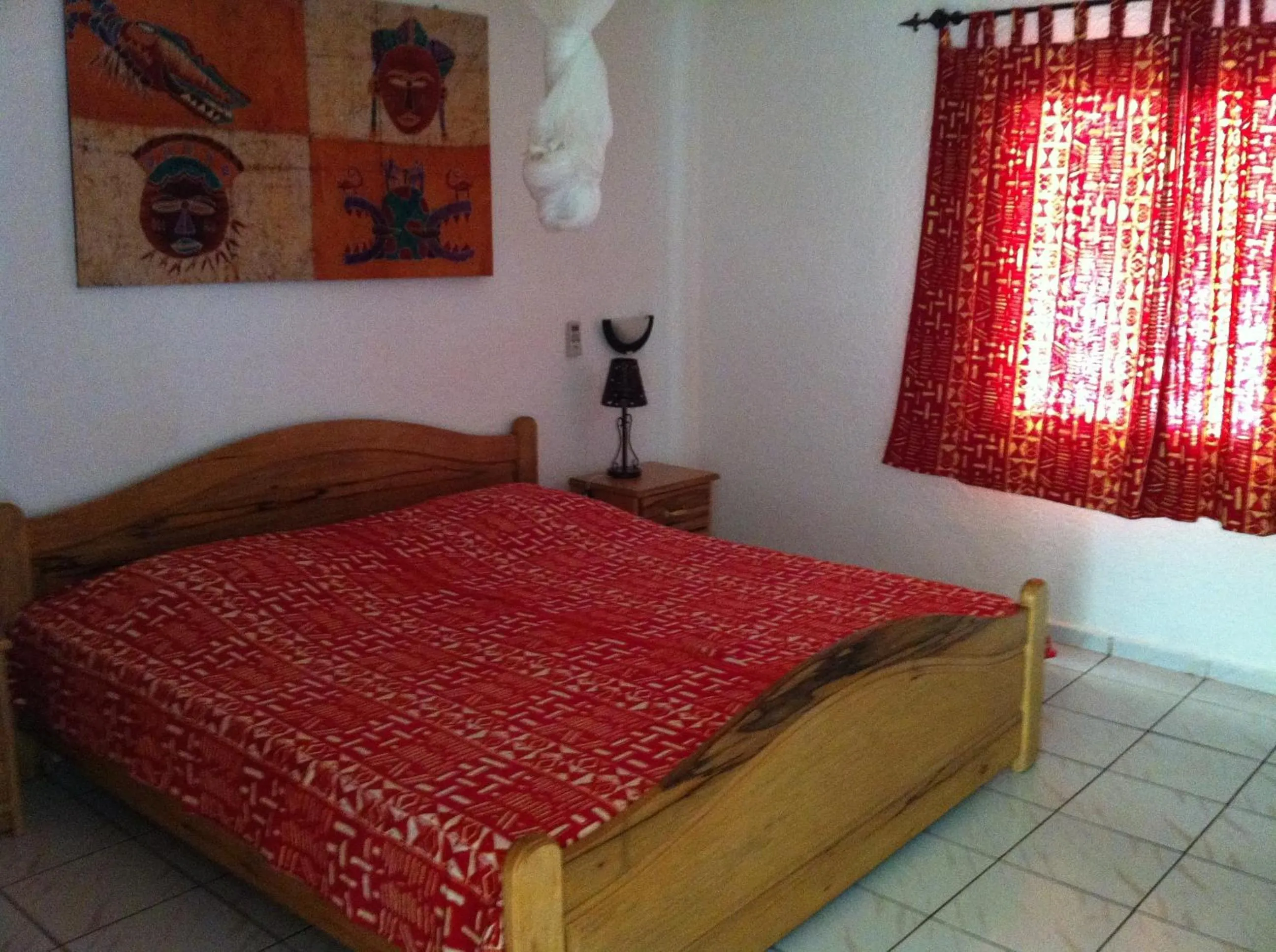 Bed in Hotel Club Safari