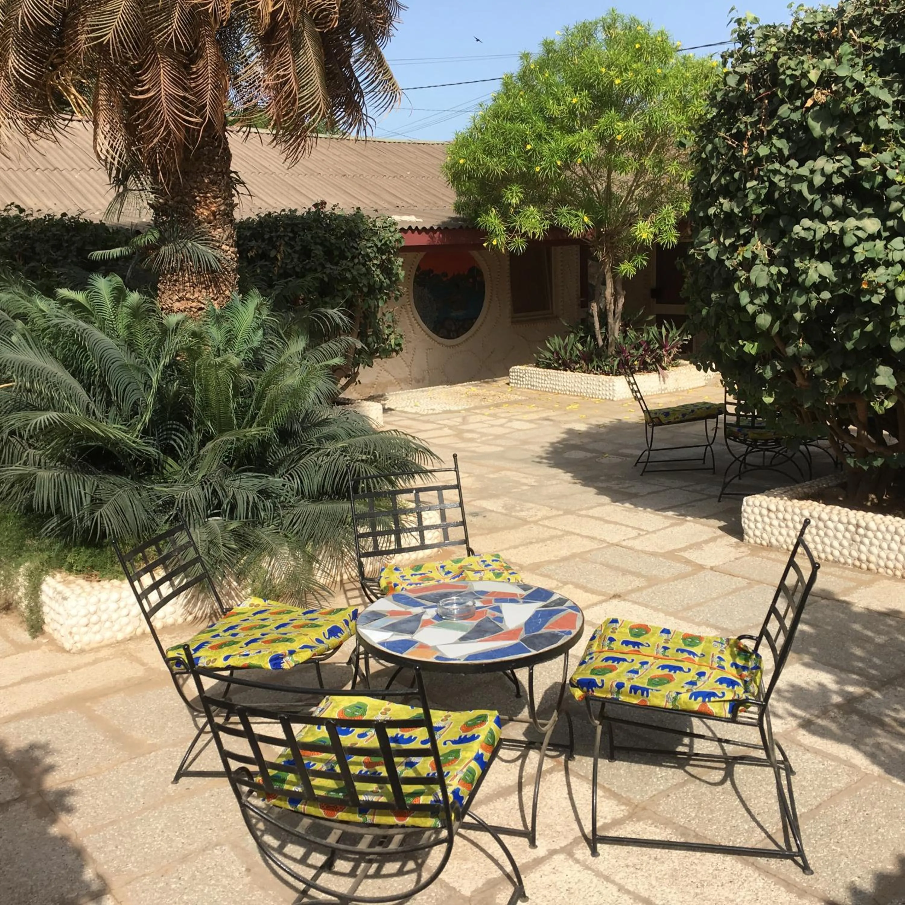 Patio in Hotel Club Safari
