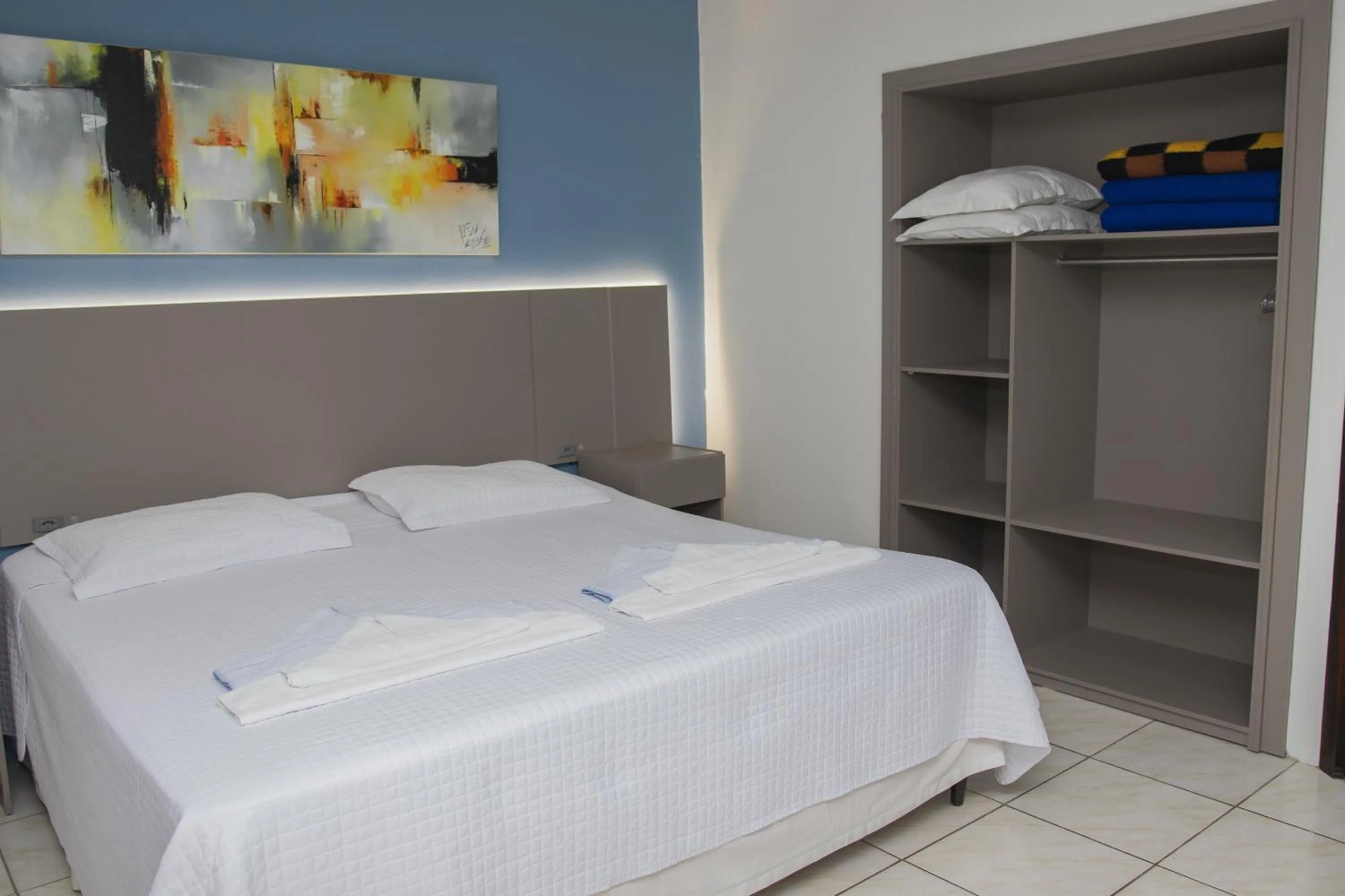 Bed in Hotel Termas do Lago