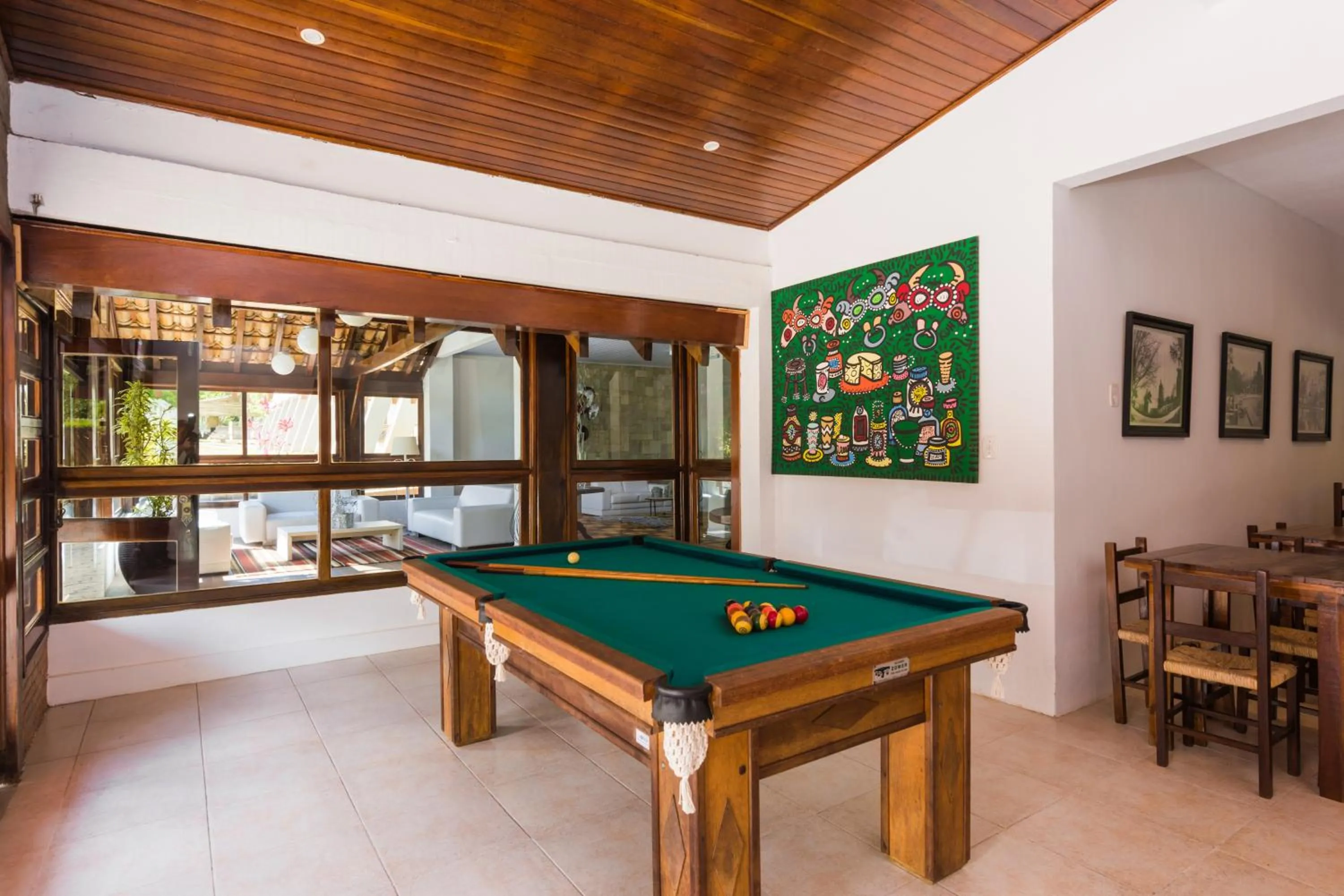 Billiard in Hotel Termas do Lago