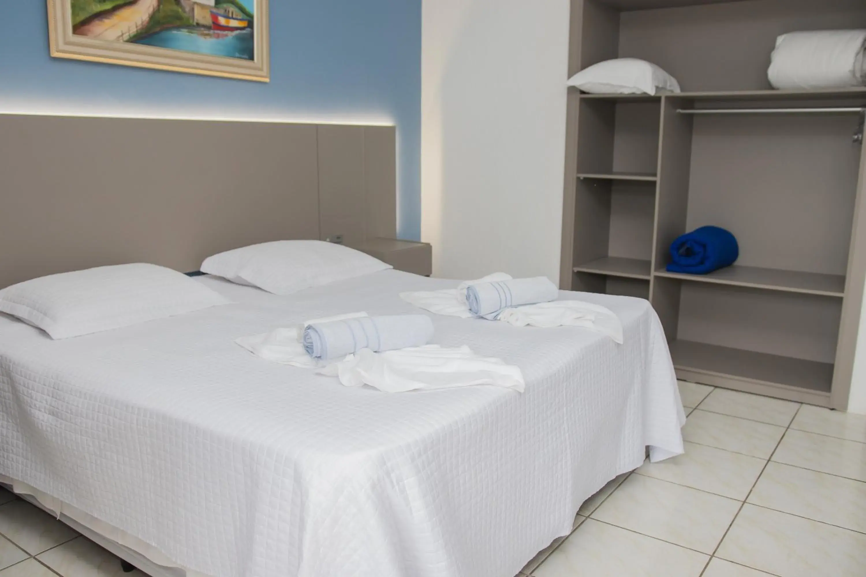 Bed in Hotel Termas do Lago Bed in Hotel Termas do Lago