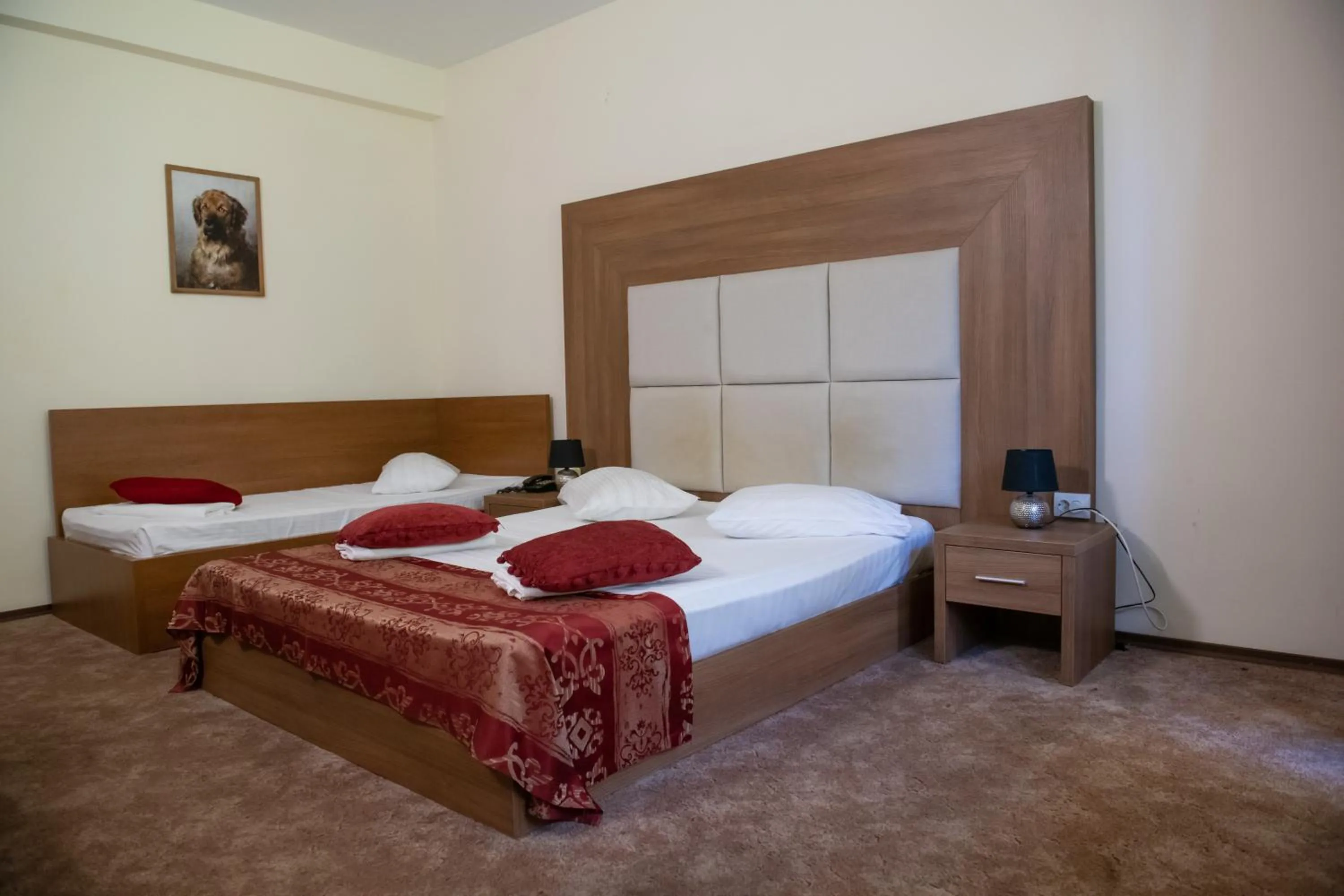 Bed in Hotel Panoramic