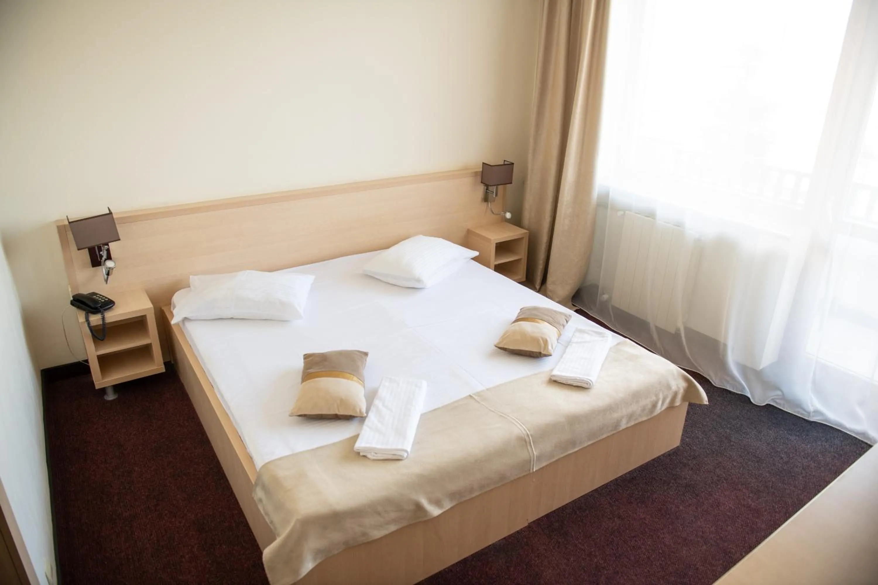 Bed in Hotel Panoramic